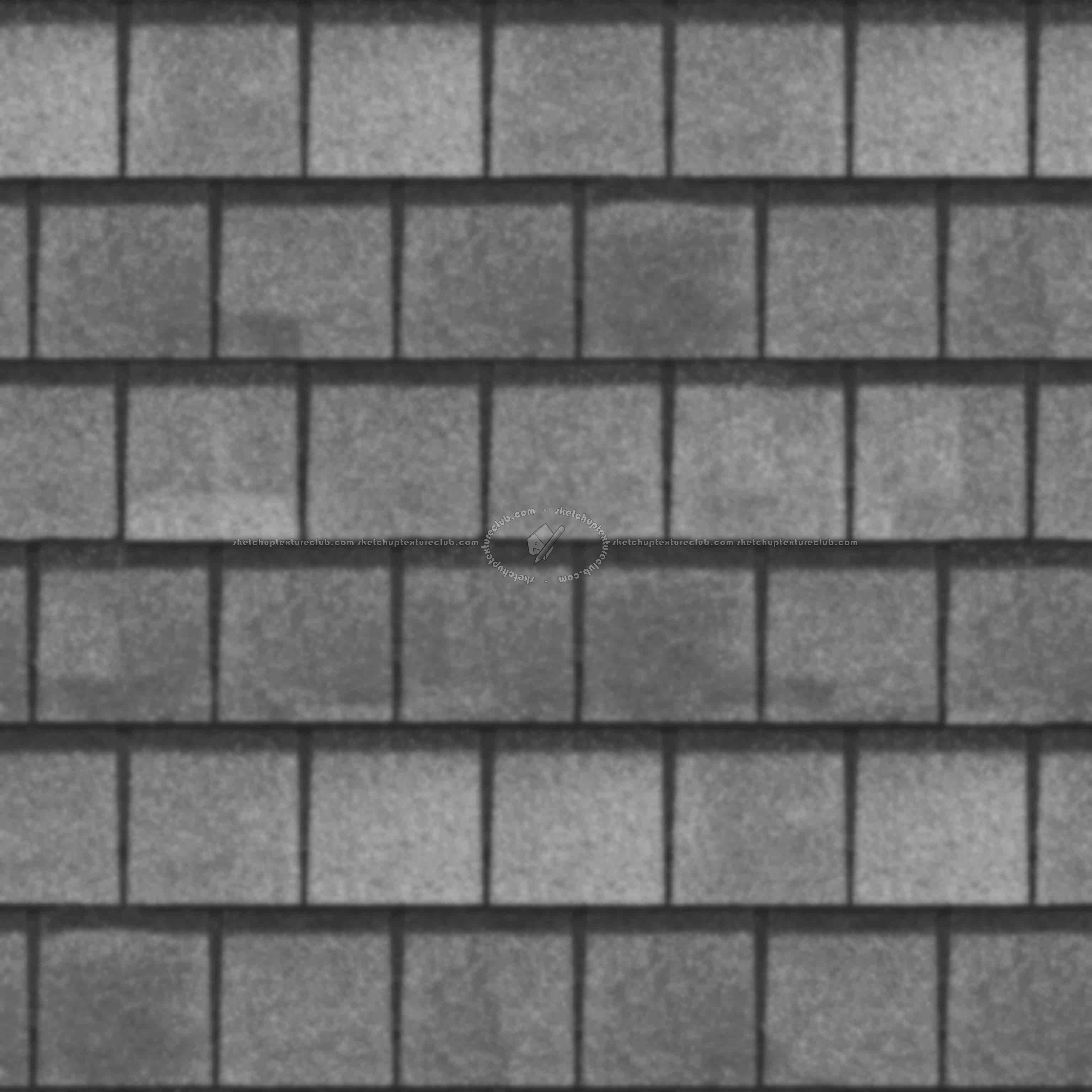 Textures   -   ARCHITECTURE   -   ROOFINGS   -   Slate roofs  - Gray slate roofing texture seamless 04025 - Displacement