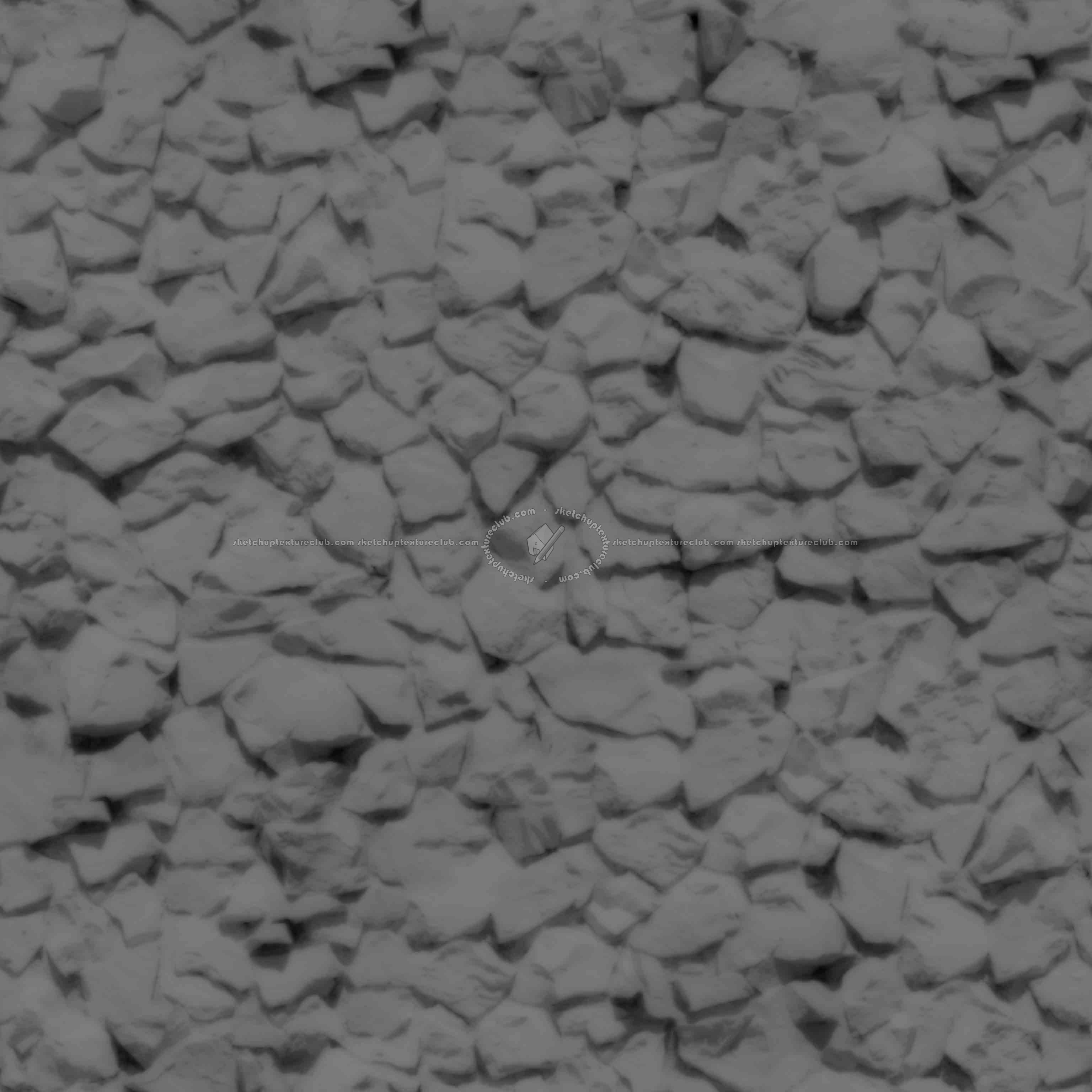 Textures   -   ARCHITECTURE   -   STONES WALLS   -   Claddings stone   -   Interior  - White Interior Stone Cladding pbr texture seamless 22403 - Displacement