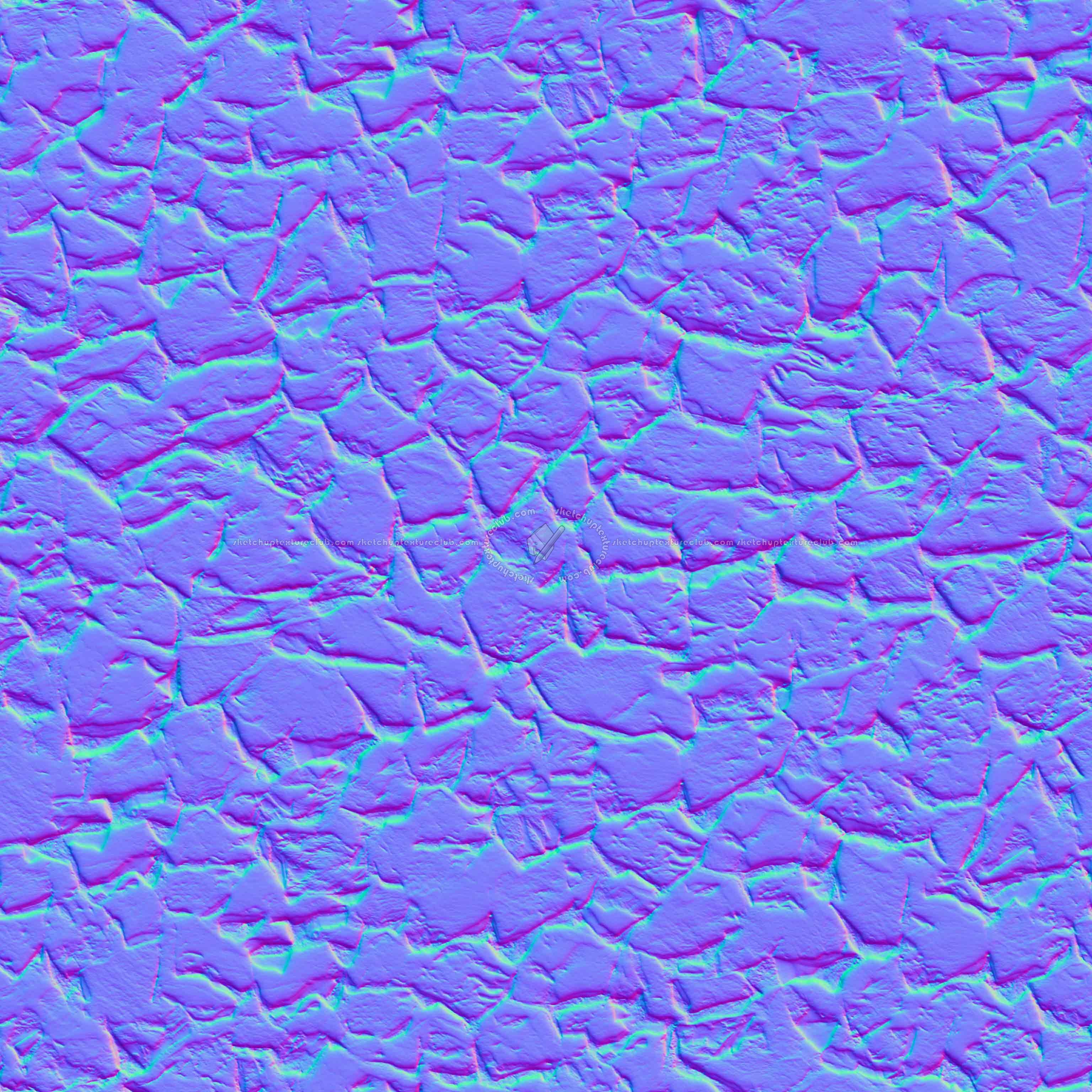 Textures   -   ARCHITECTURE   -   STONES WALLS   -   Claddings stone   -   Interior  - White Interior Stone Cladding pbr texture seamless 22403 - Normal