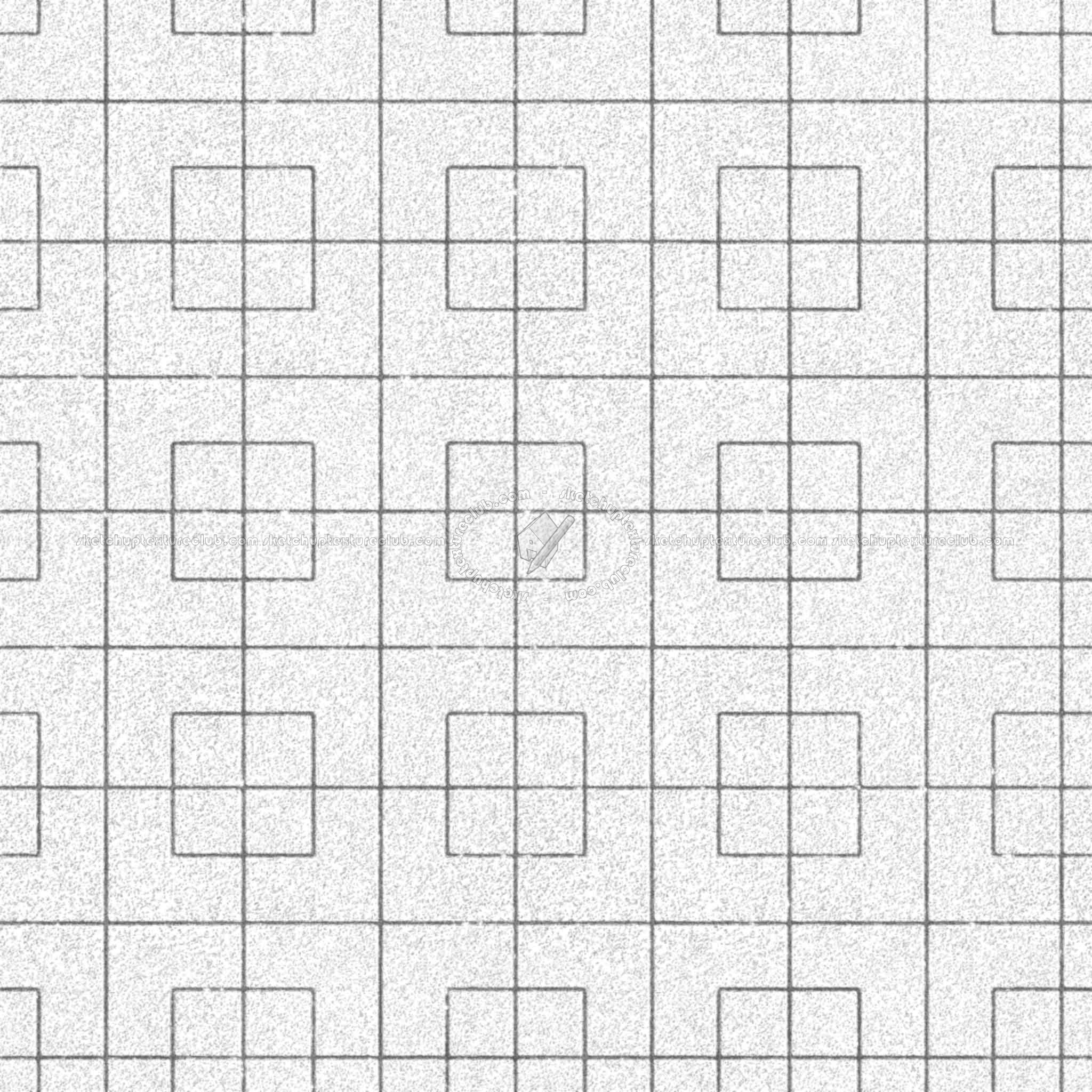 Textures - ARCHITECTURE - PAVING OUTDOOR - Concrete - Blocks regular - Paving outdoor concrete regular block texture seamless 05756 - Bump