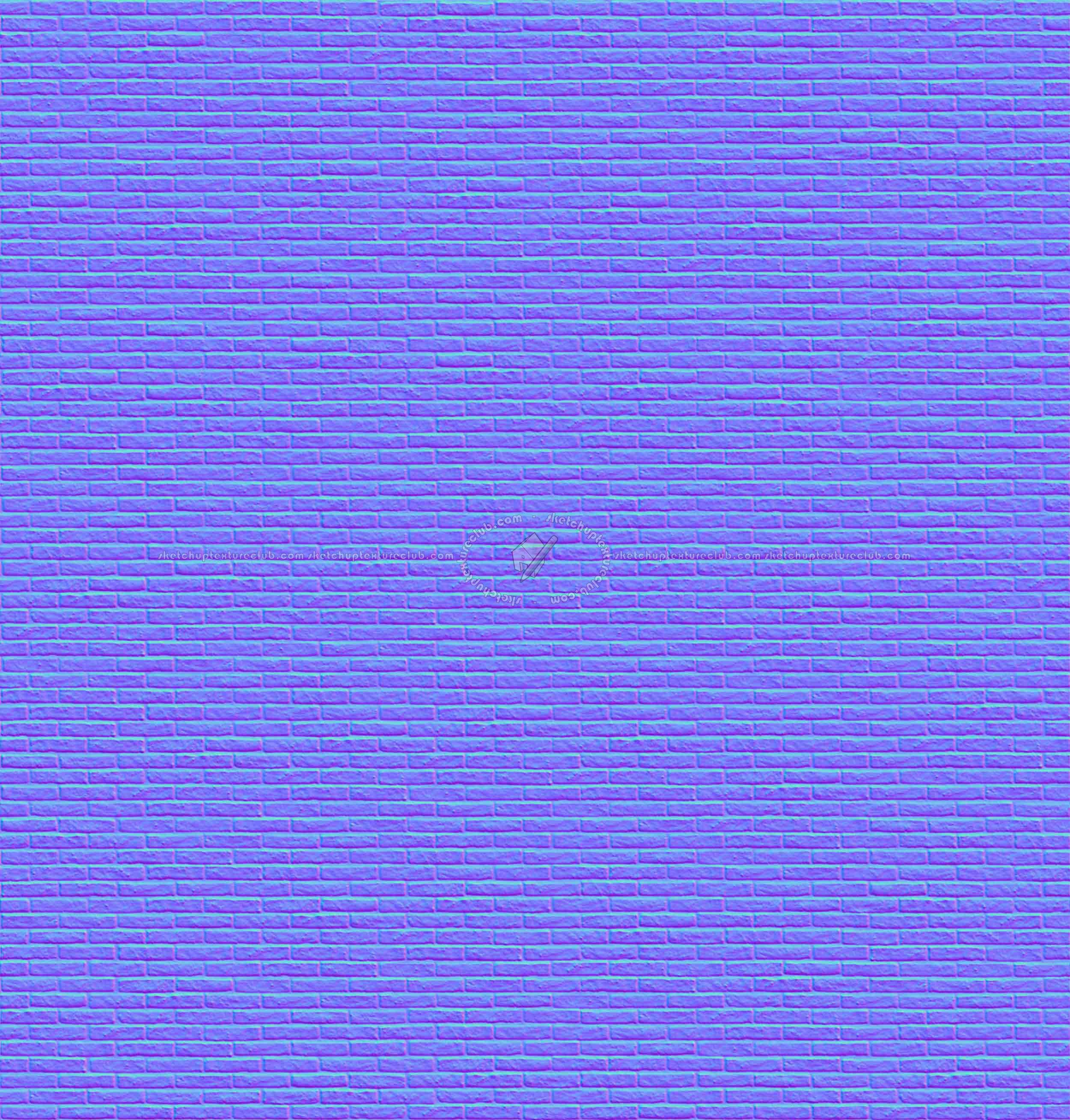 Textures   -   ARCHITECTURE   -   BRICKS   -   Facing Bricks   -   Rustic  - Rustic bricks texture seamless 17216 - Normal