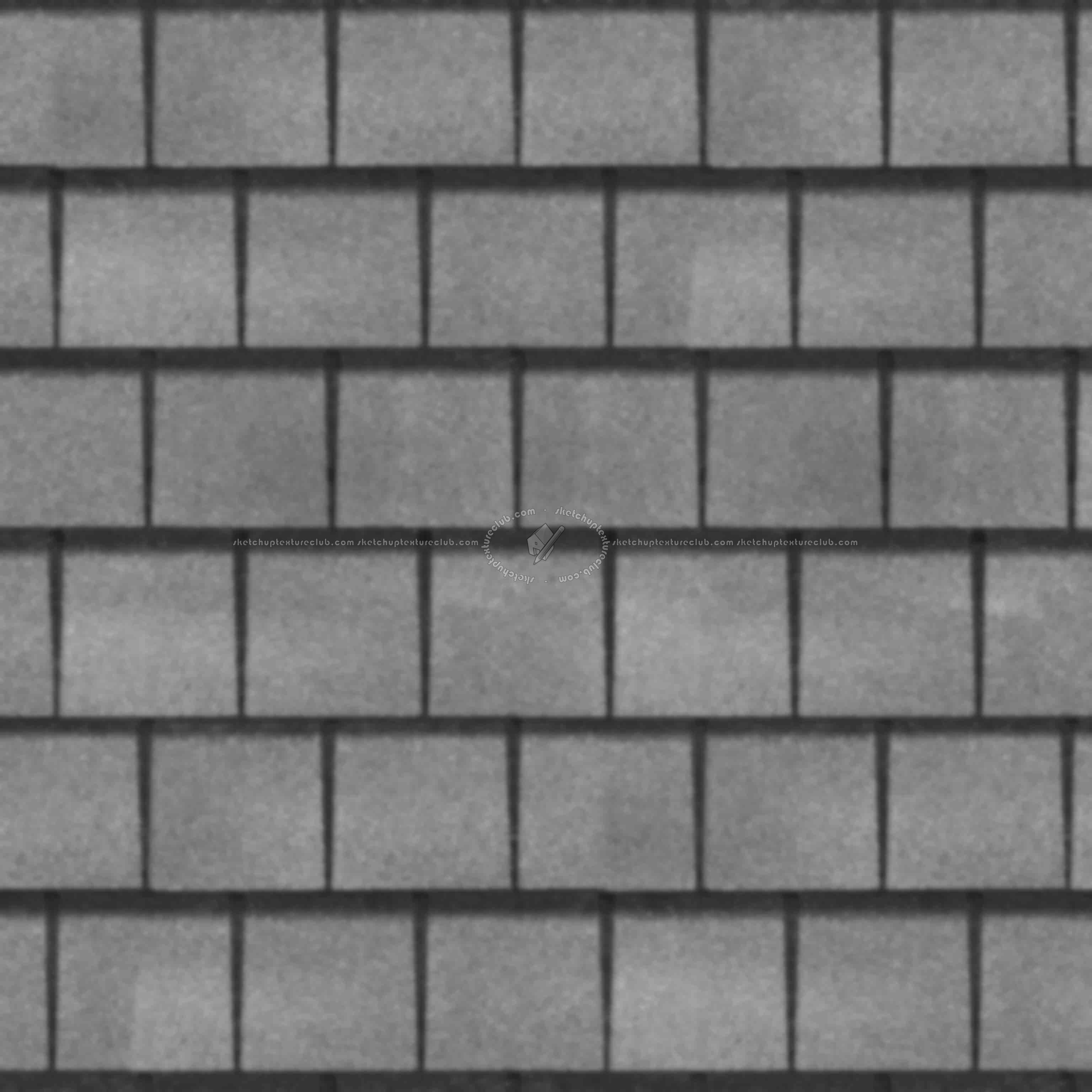 Textures   -   ARCHITECTURE   -   ROOFINGS   -   Slate roofs  - Brown slate roofing texture seamless 04026 - Displacement