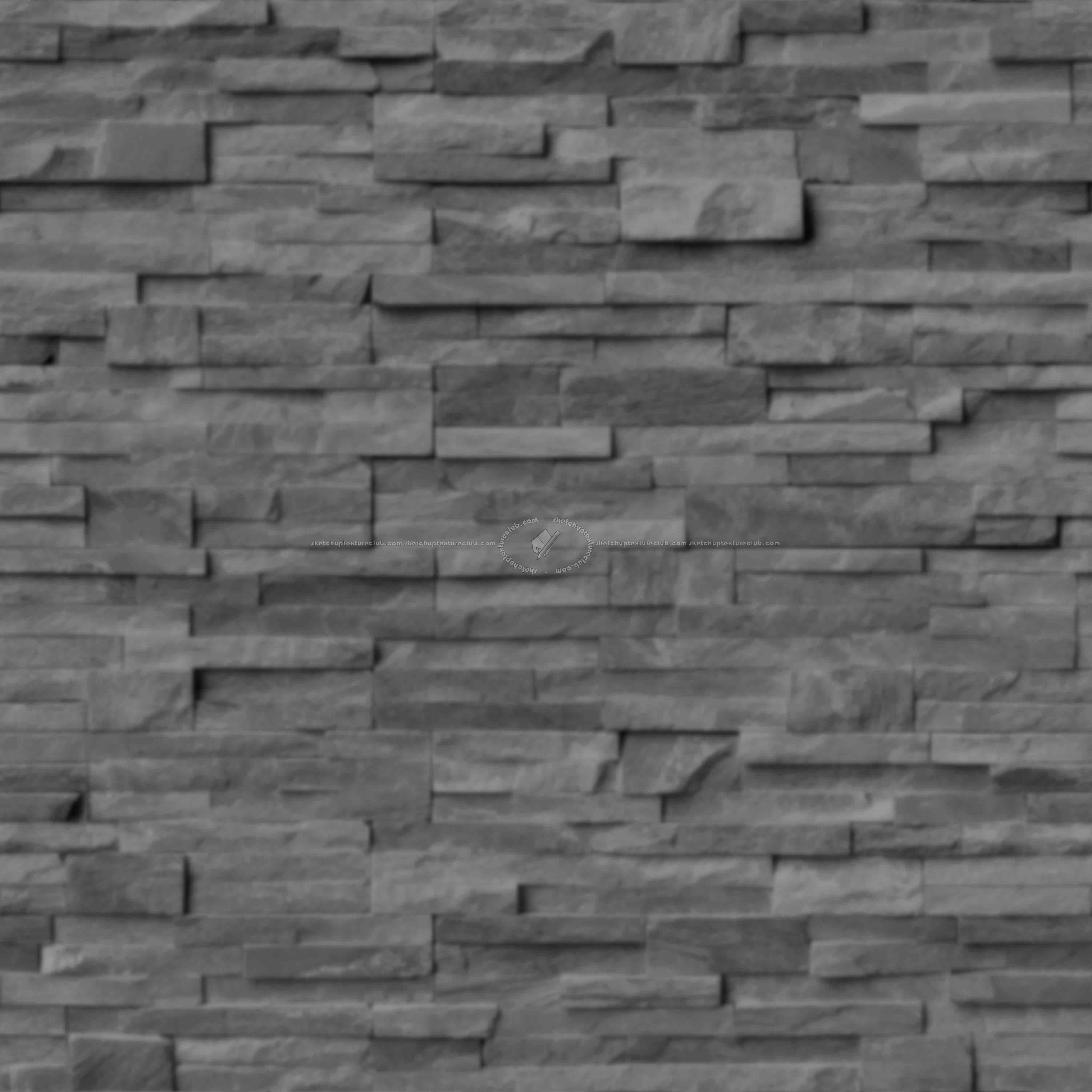 Textures   -   ARCHITECTURE   -   STONES WALLS   -   Claddings stone   -   Interior  - Interior Stone Cladding pbr texture seamless 22580 - Displacement