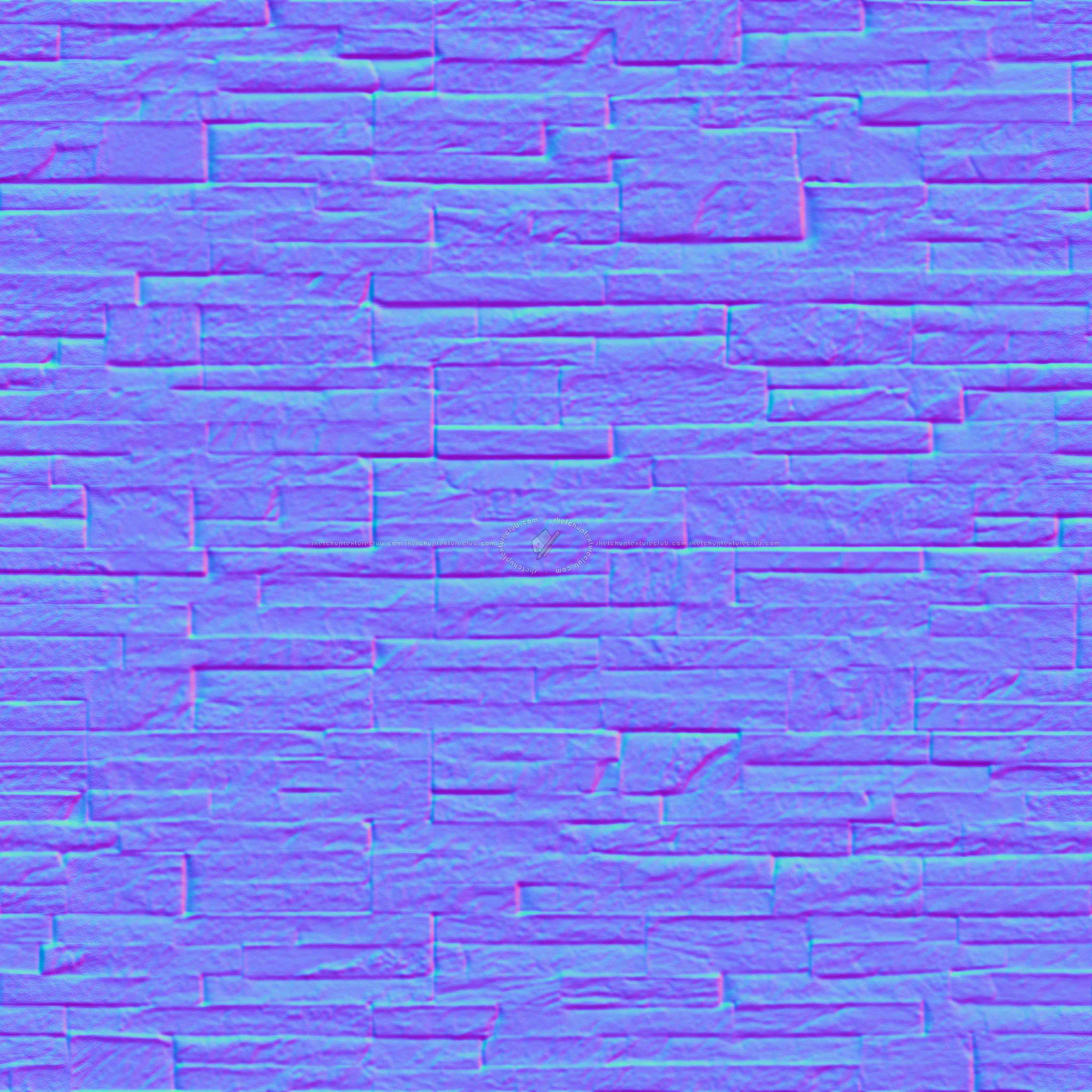 Textures   -   ARCHITECTURE   -   STONES WALLS   -   Claddings stone   -   Interior  - Interior Stone Cladding pbr texture seamless 22580 - Normal