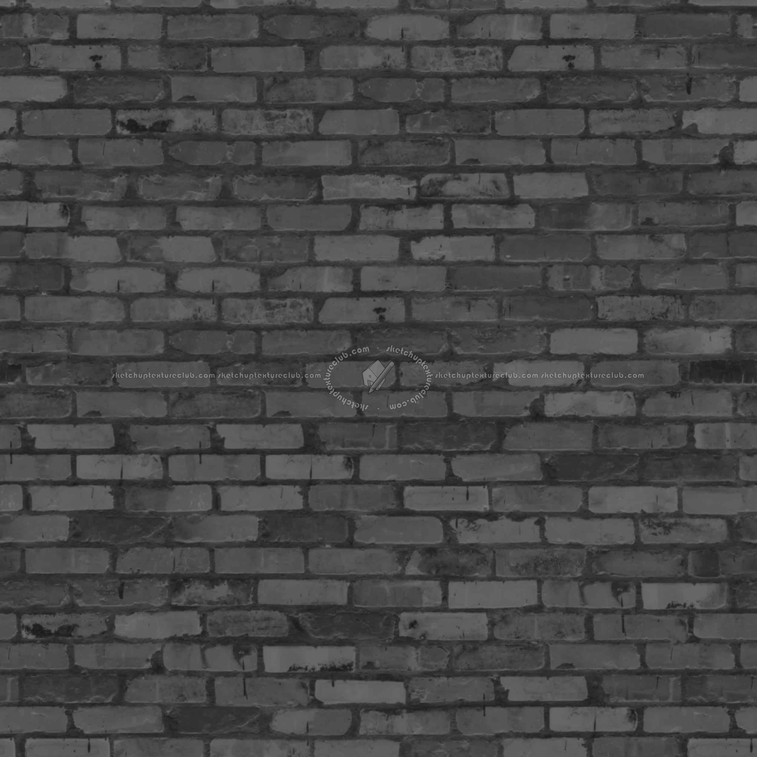 Textures   -   ARCHITECTURE   -   BRICKS   -   Old bricks  - Old wall brick PBR texture seamless 22016 - Displacement