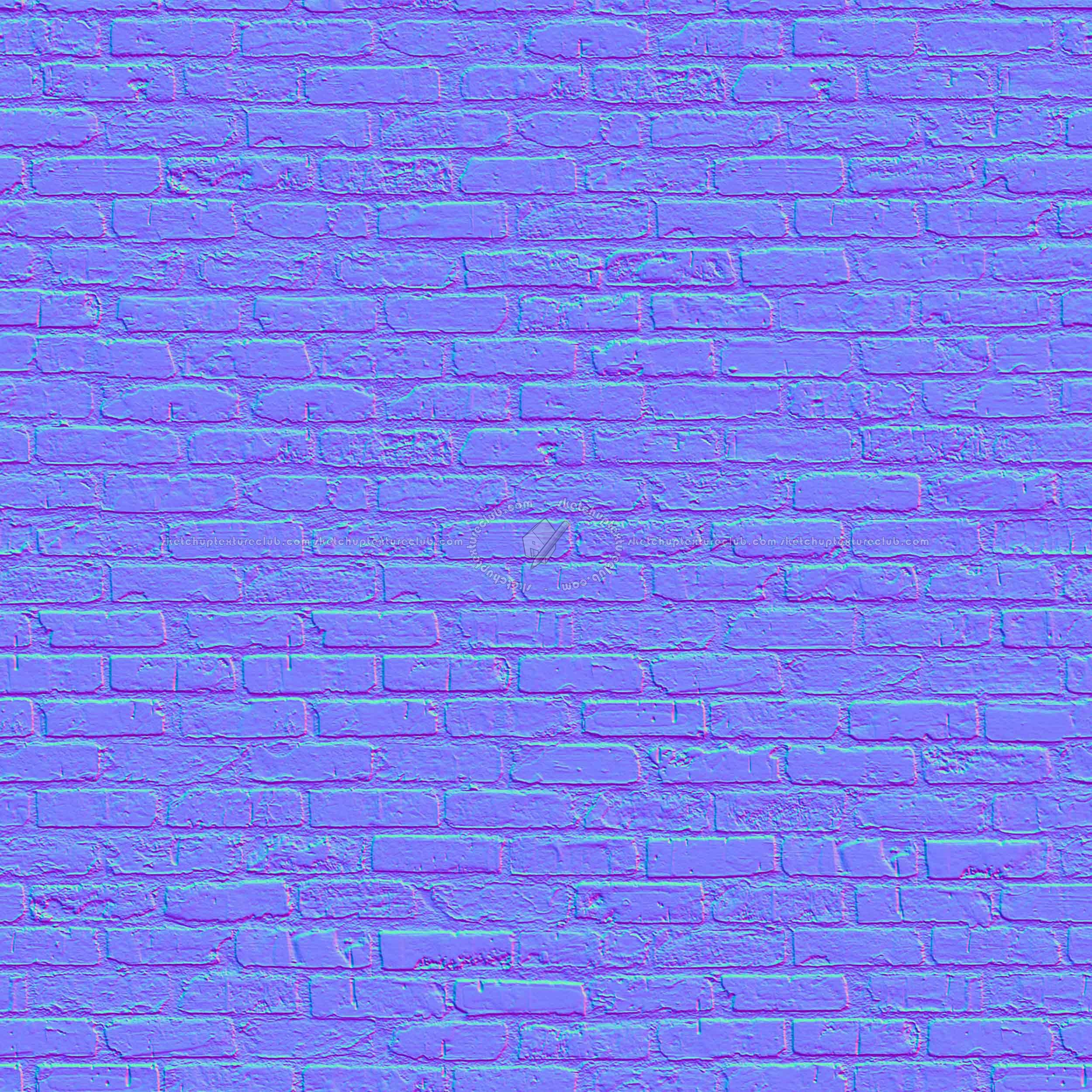 Textures   -   ARCHITECTURE   -   BRICKS   -   Old bricks  - Old wall brick PBR texture seamless 22016 - Normal