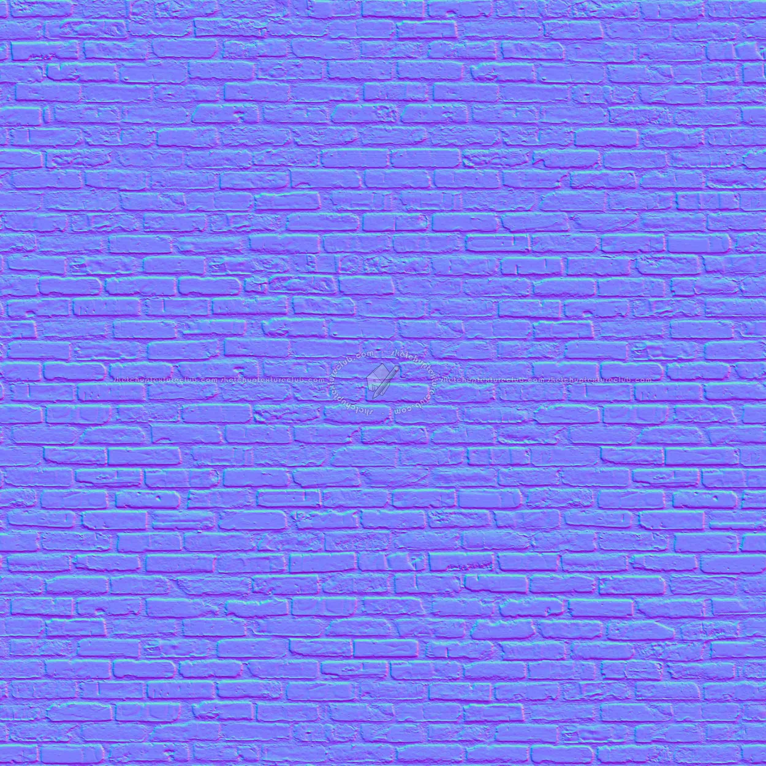 Textures   -   ARCHITECTURE   -   BRICKS   -   Old bricks  - Old wall brick PBR texture seamless 22017 - Normal