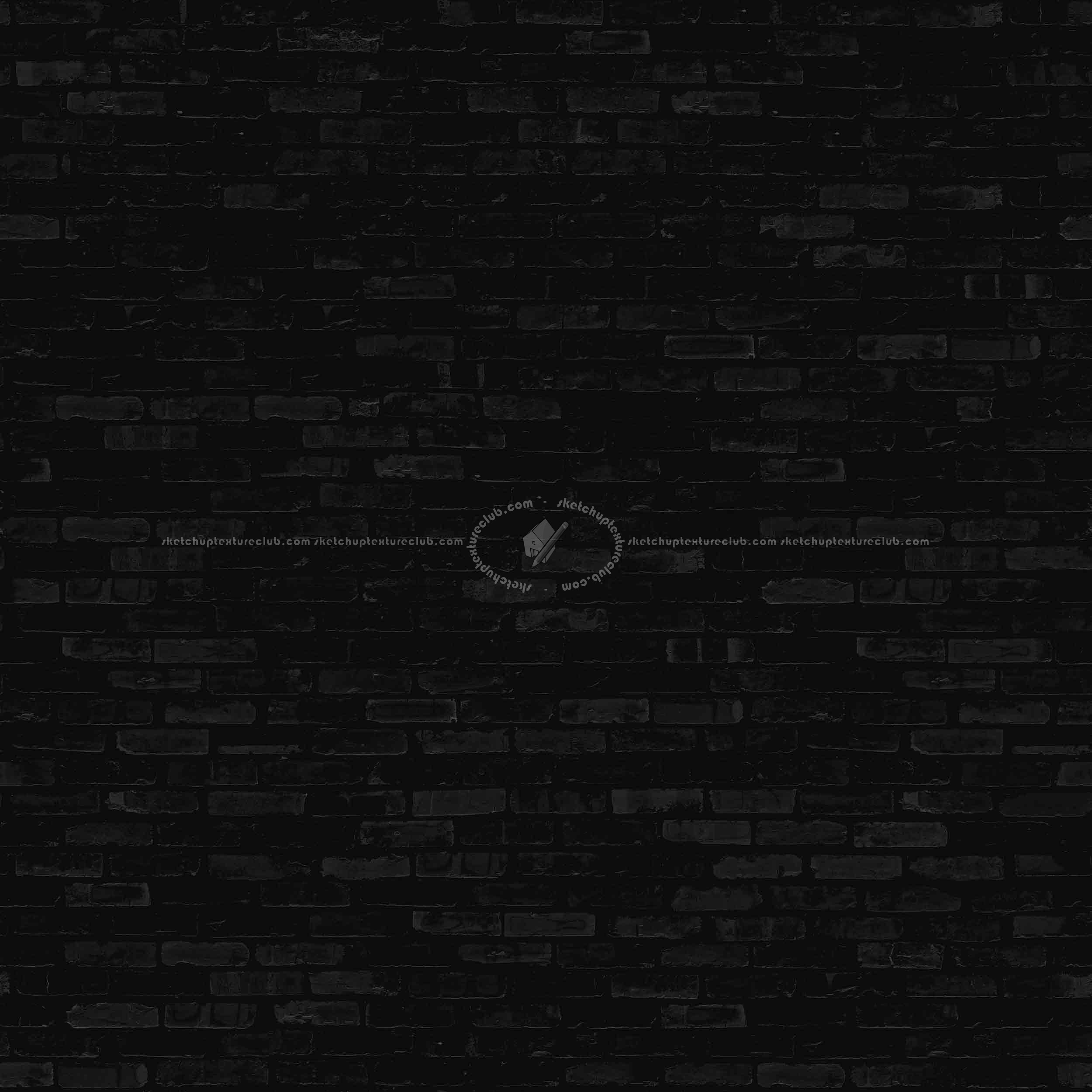 Textures   -   ARCHITECTURE   -   BRICKS   -   Old bricks  - Old wall brick PBR texture seamless 22017 - Specular