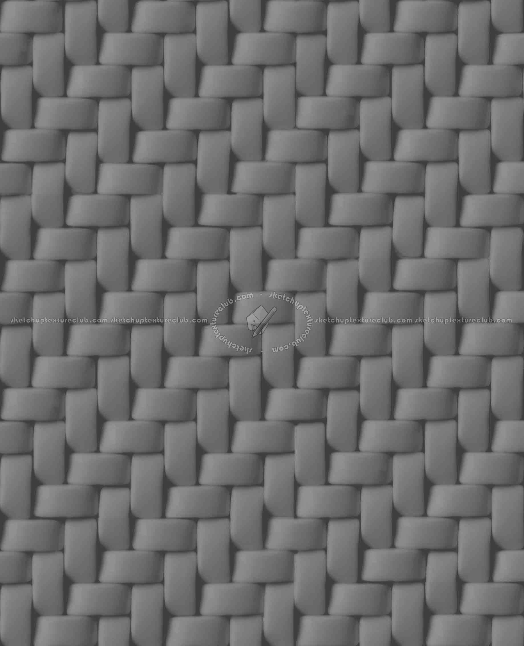Textures   -   ARCHITECTURE   -   TILES INTERIOR   -   Mosaico   -   Mixed format  - Herringbone mosaic tile texture seamless 15667 - Specular