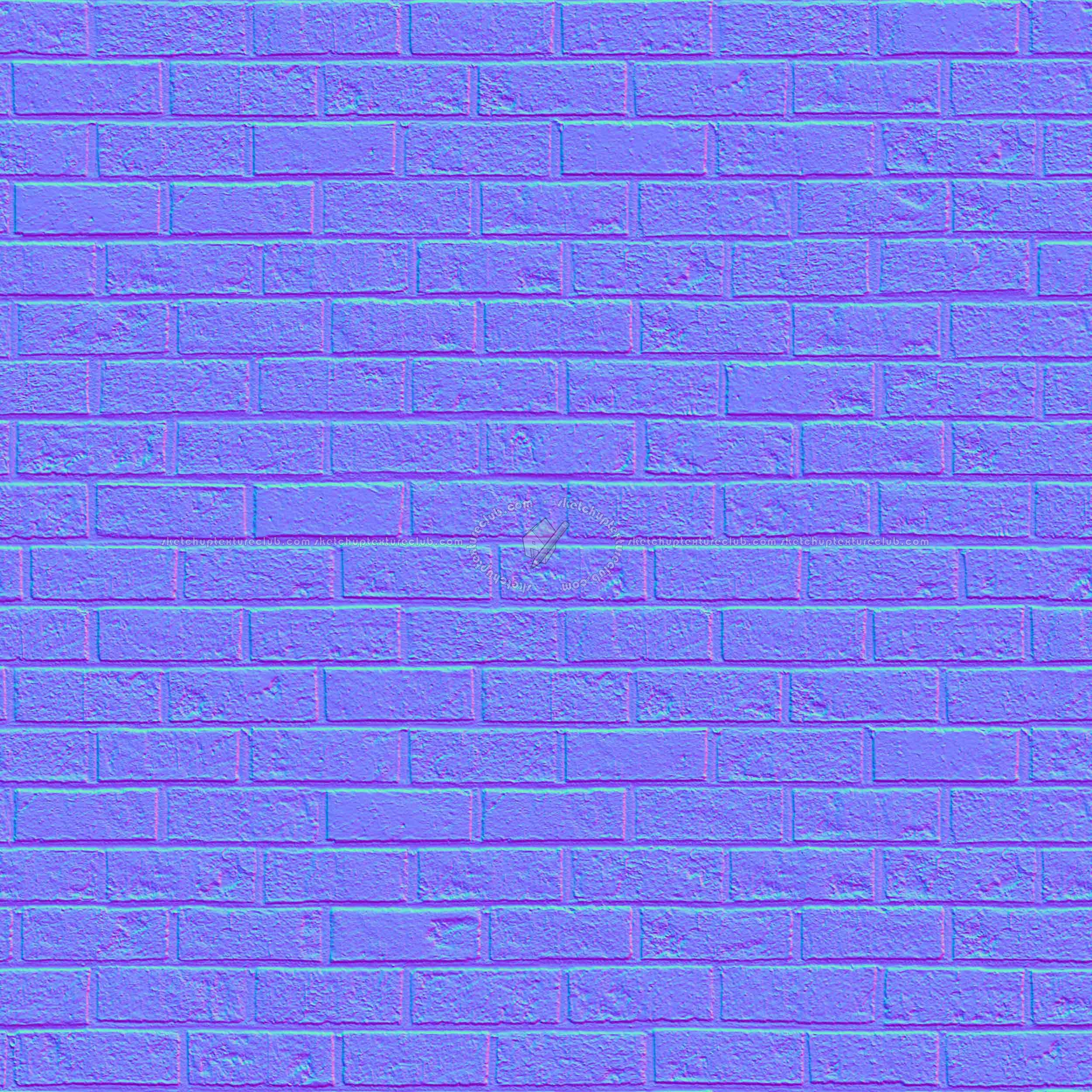 Textures   -   ARCHITECTURE   -   BRICKS   -   Old bricks  - Old wall brick PBR texture seamless 22018 - Normal