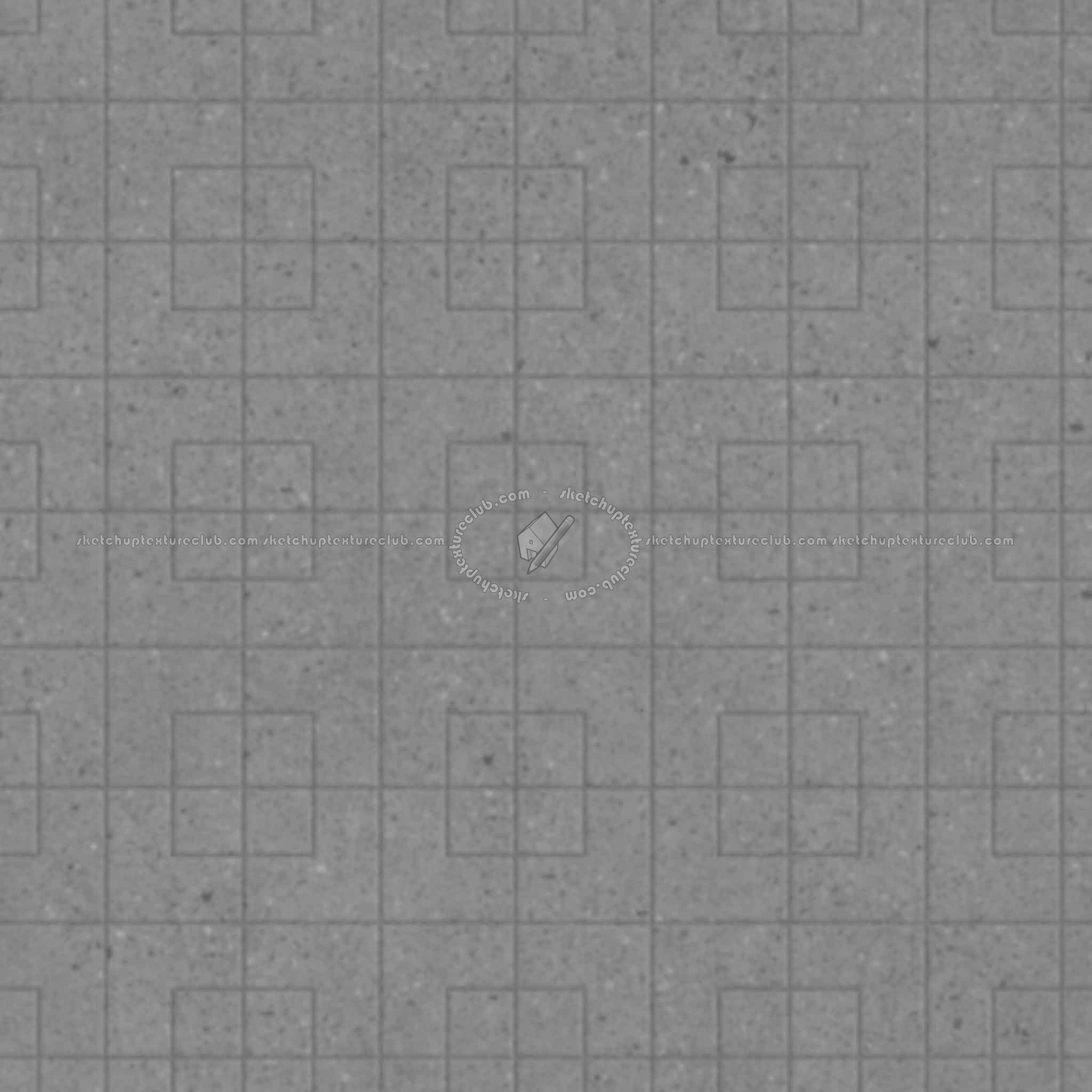 Textures   -   ARCHITECTURE   -   PAVING OUTDOOR   -   Concrete   -   Blocks regular  - Paving outdoor concrete regular block texture seamless 05759 - Displacement