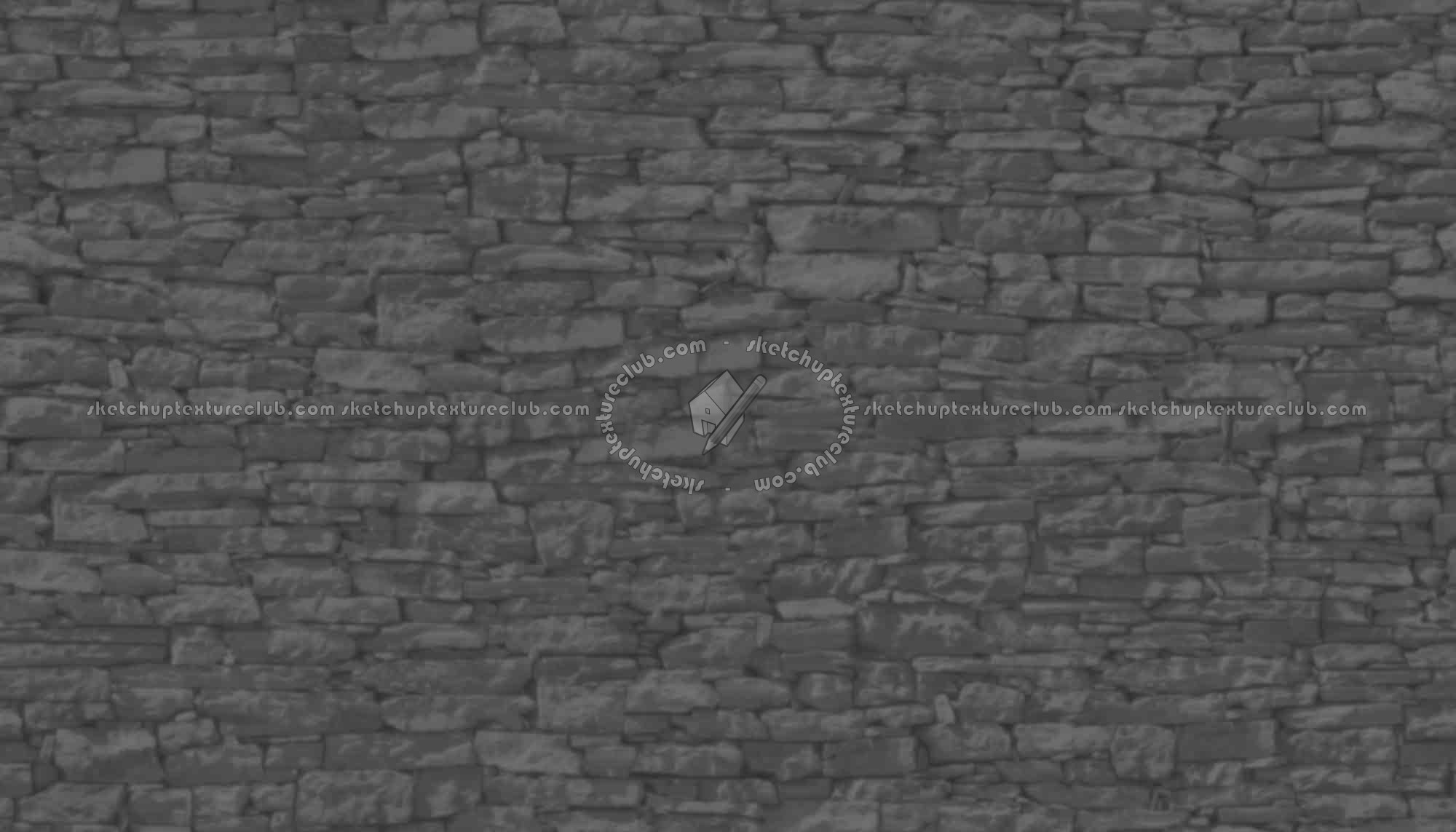 Textures   -   ARCHITECTURE   -   STONES WALLS   -   Stone walls  - Old wall stone texture seamless 08523 - Displacement