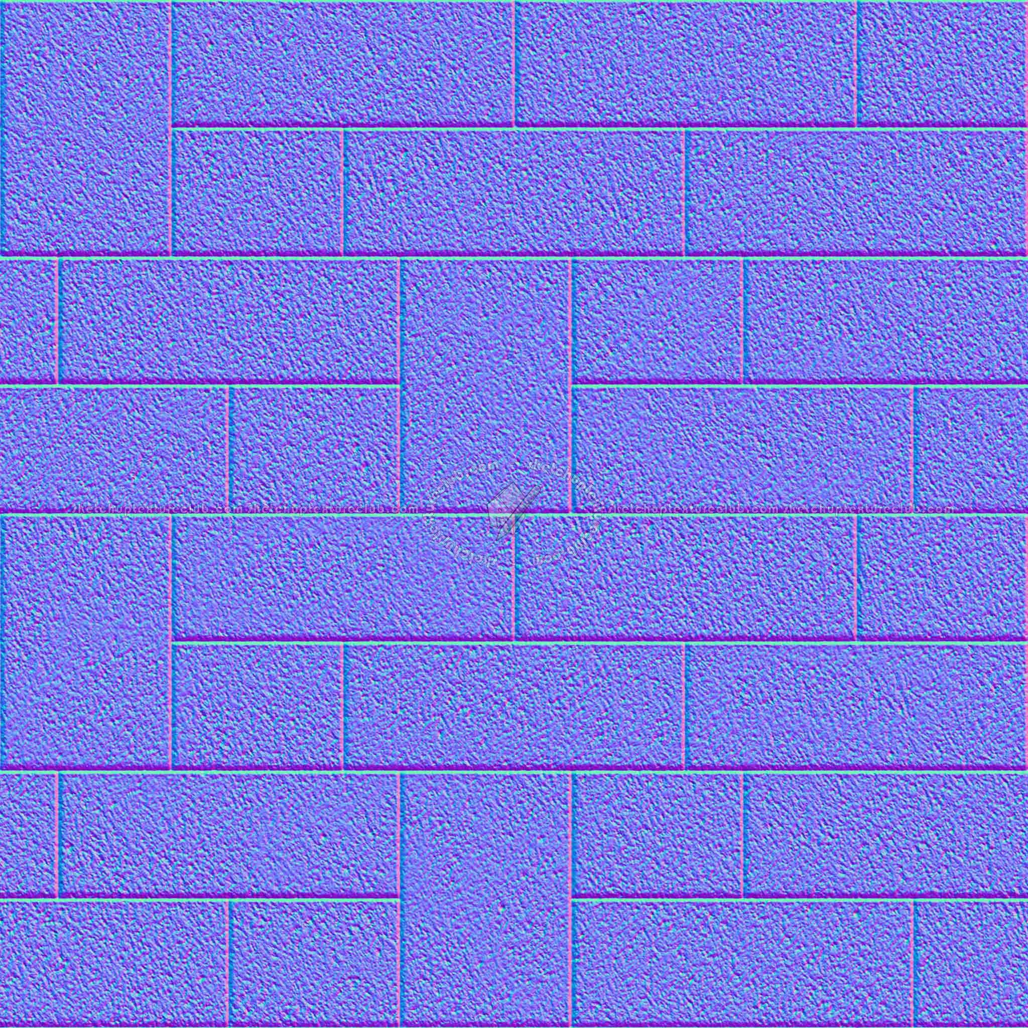 Textures   -   ARCHITECTURE   -   PAVING OUTDOOR   -   Pavers stone   -   Blocks mixed  - pavers stone mixed size PBR texture seamless 21983 - Normal