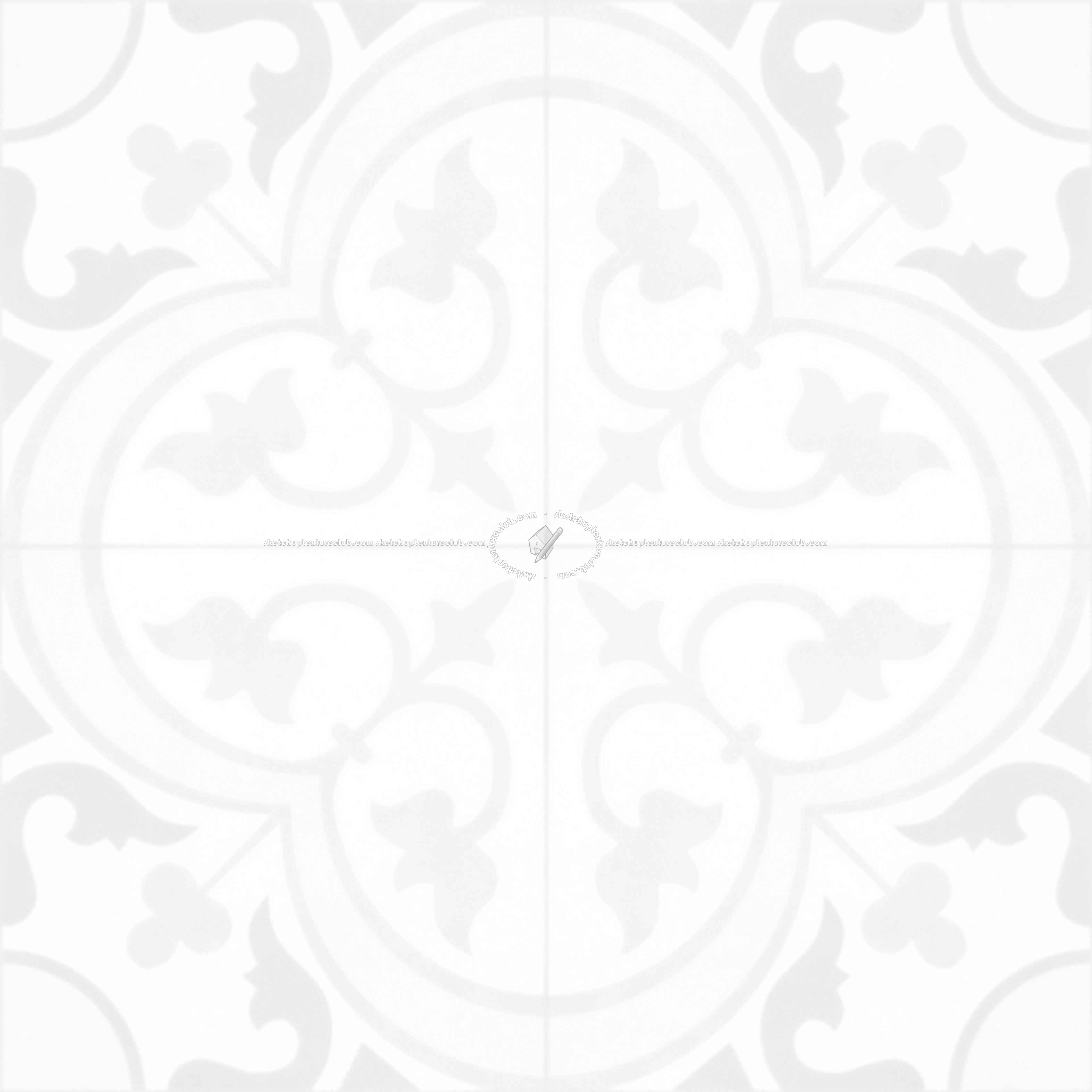 Textures   -   ARCHITECTURE   -   TILES INTERIOR   -   Cement - Encaustic   -   Cement  - cementine tiles Pbr texture seamless 22130 - Ambient occlusion