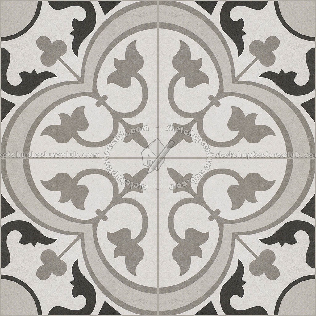 Textures   -   ARCHITECTURE   -   TILES INTERIOR   -   Cement - Encaustic   -   Cement  - cementine tiles Pbr texture seamless 22130