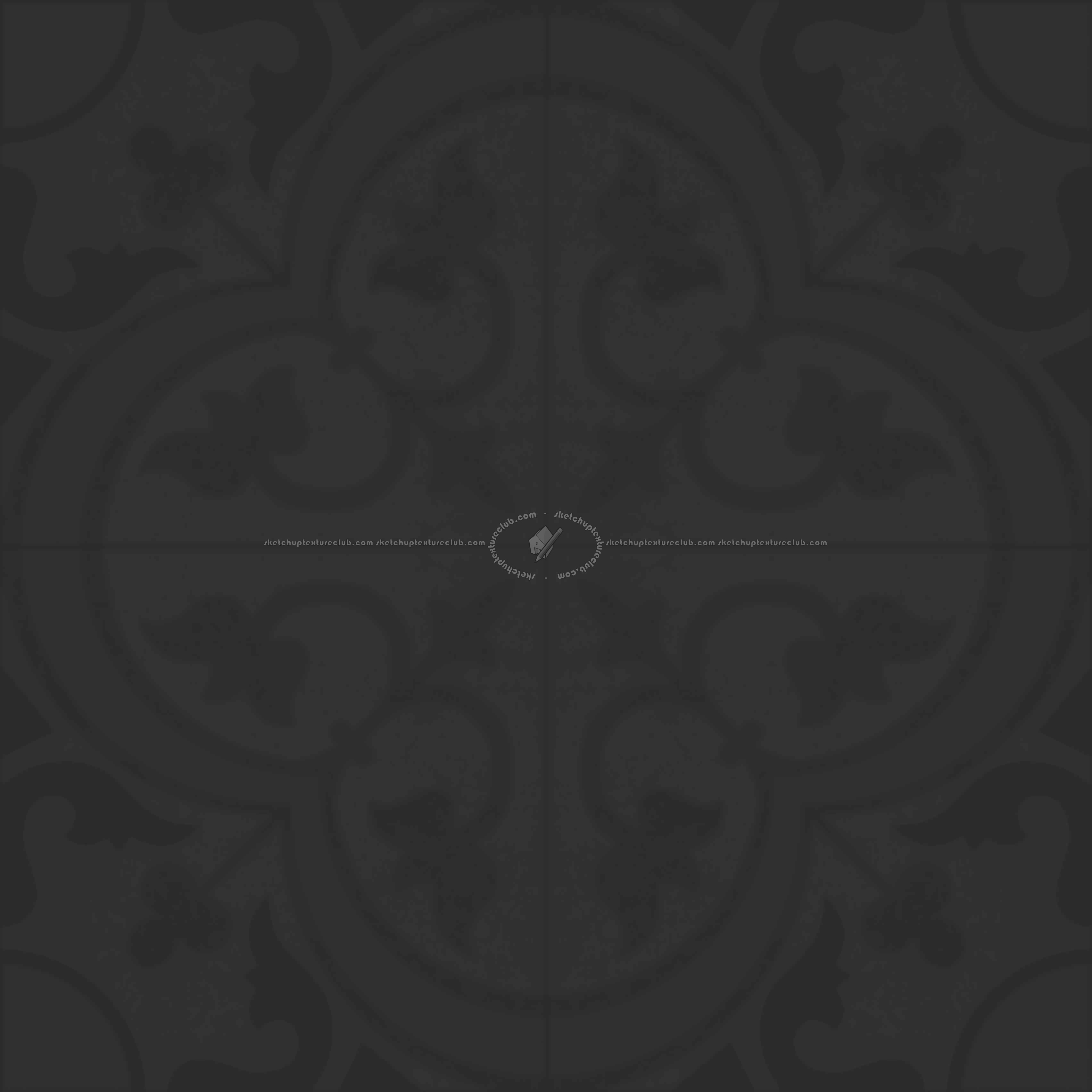 Textures   -   ARCHITECTURE   -   TILES INTERIOR   -   Cement - Encaustic   -   Cement  - cementine tiles Pbr texture seamless 22130 - Specular