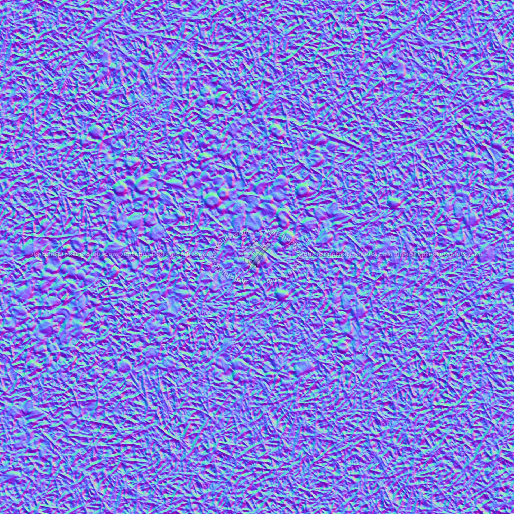 Textures   -   NATURE ELEMENTS   -   VEGETATION   -   Green grass  - Green grass with mushrooms texture seamless 19279 - Normal