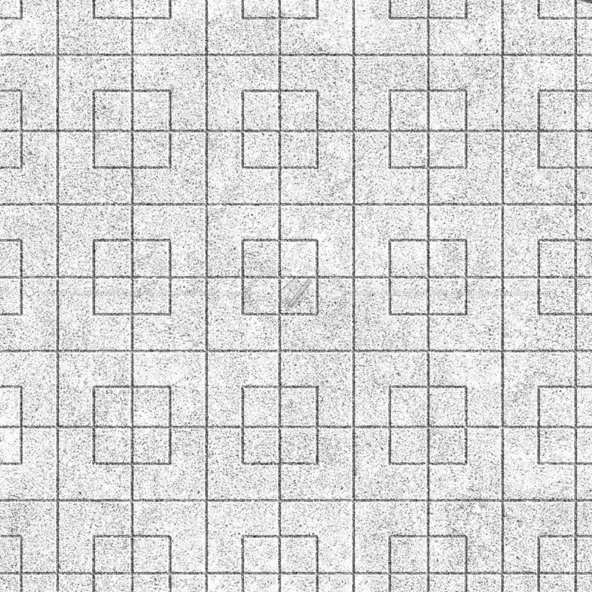 Textures   -   ARCHITECTURE   -   PAVING OUTDOOR   -   Concrete   -   Blocks regular  - Paving outdoor concrete regular block texture seamless 05762 - Bump