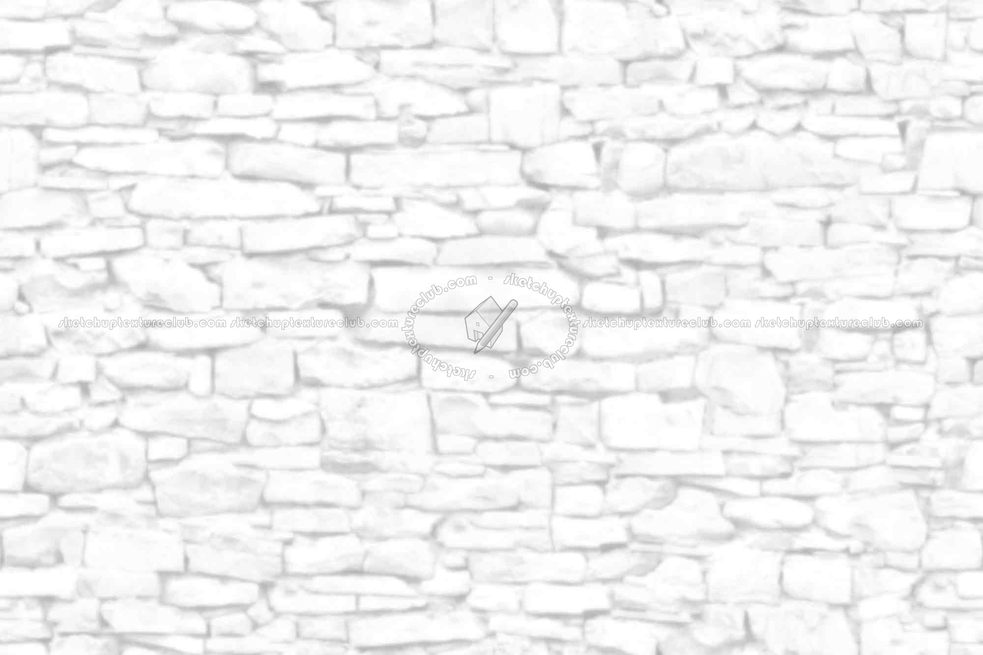 Textures   -   ARCHITECTURE   -   STONES WALLS   -   Stone walls  - Old wall stone texture seamless 08526 - Ambient occlusion