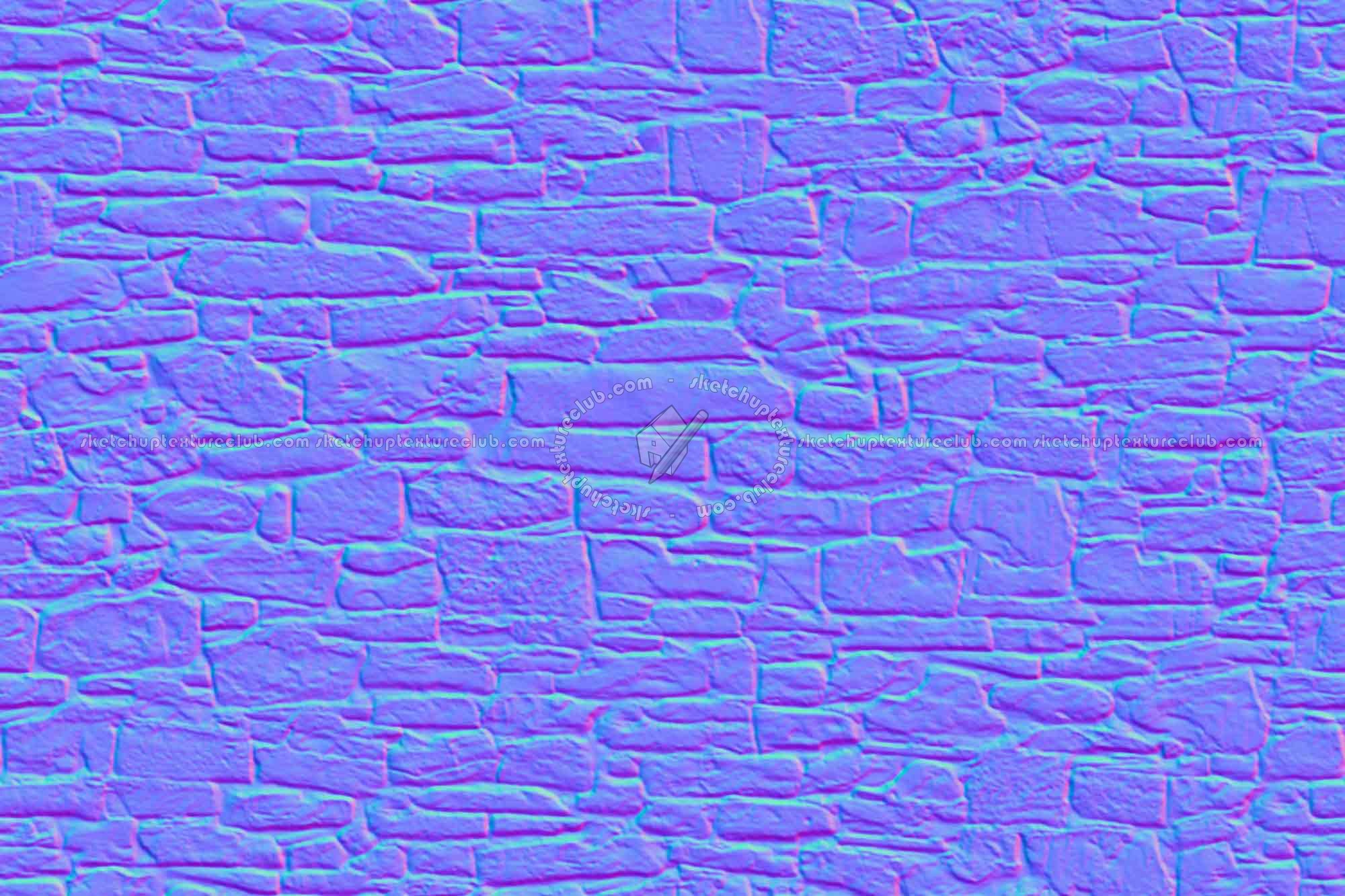Textures   -   ARCHITECTURE   -   STONES WALLS   -   Stone walls  - Old wall stone texture seamless 08526 - Normal