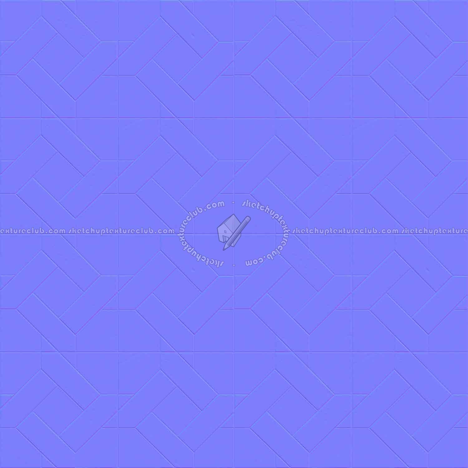 Textures   -   ARCHITECTURE   -   WOOD FLOORS   -   Geometric pattern  - Parquet geometric pattern texture seamless 04859 - Normal