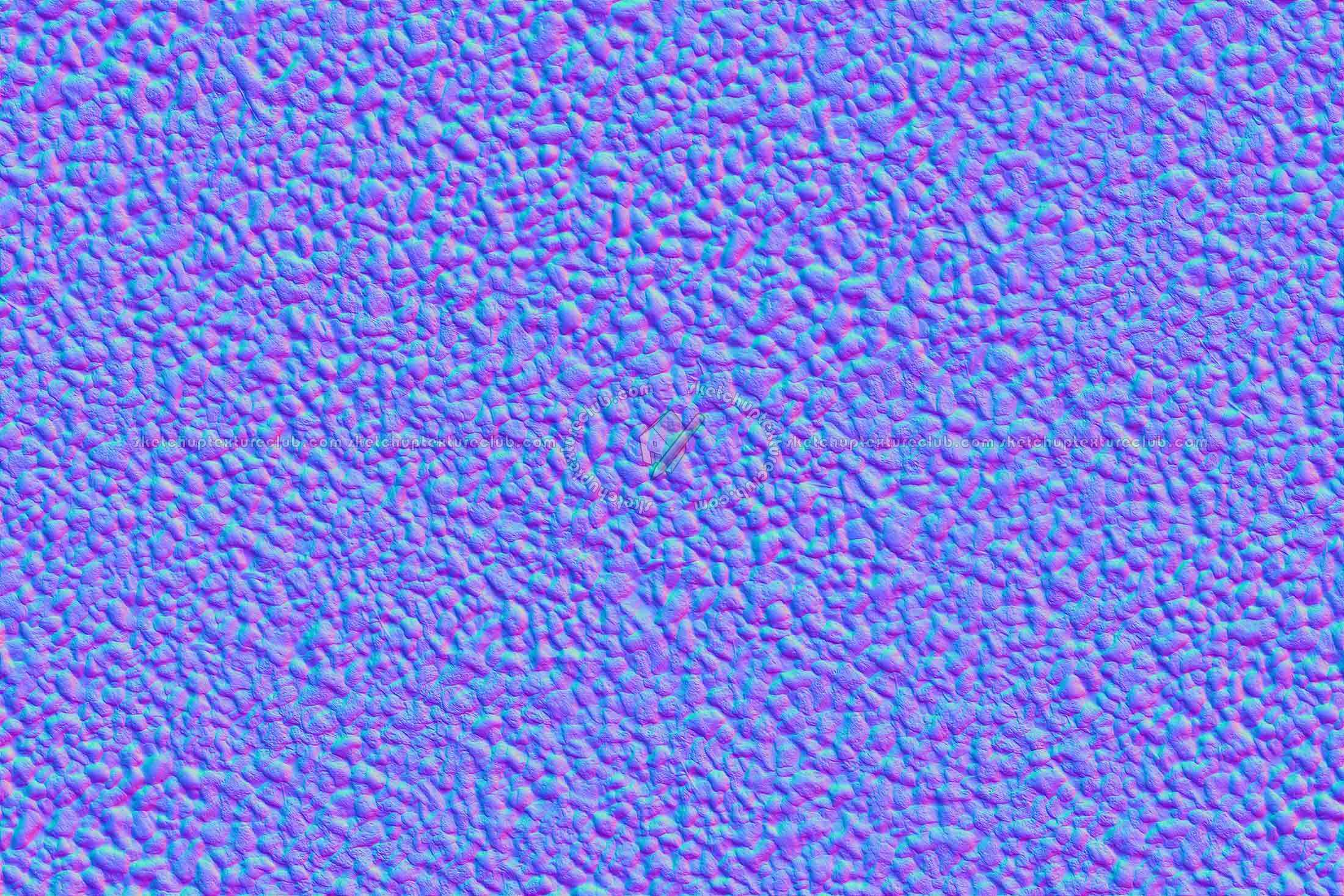 Textures - NATURE ELEMENTS - GRAVEL & PEBBLES - Pink gravel texture seamless 20544 - Normal