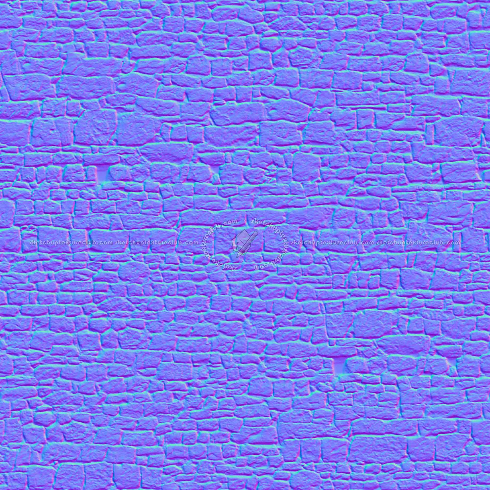 Textures   -   ARCHITECTURE   -   STONES WALLS   -   Stone walls  - Old wall stone texture seamless 08527 - Normal