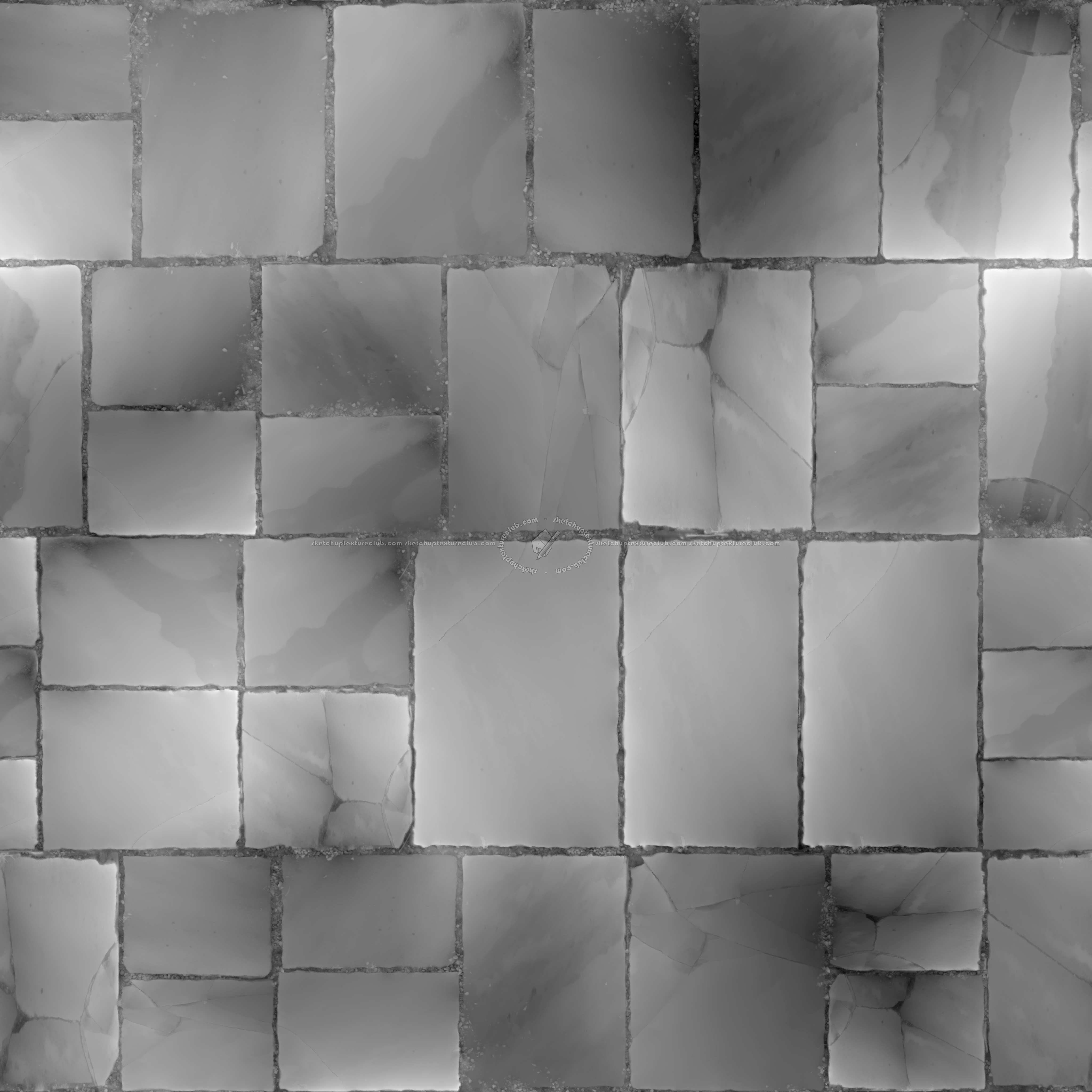 Textures - ARCHITECTURE - PAVING OUTDOOR - Pavers stone - Blocks mixed - Pavers stone mixed pbr texture 22191 - Displacement