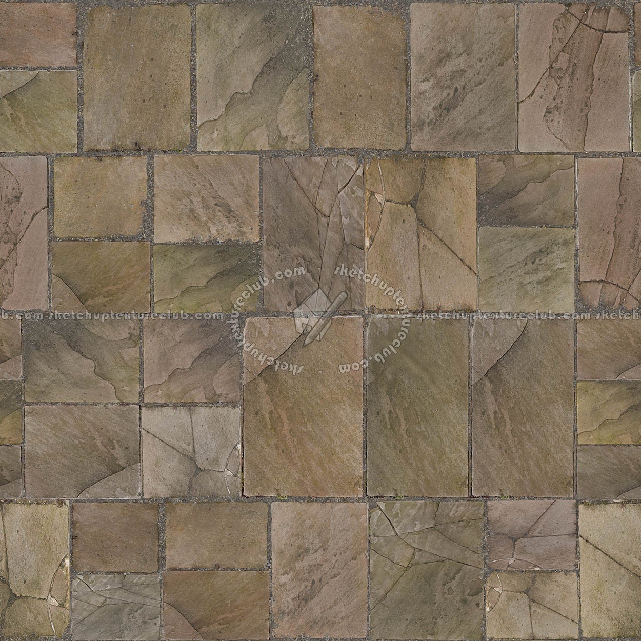 Textures - ARCHITECTURE - PAVING OUTDOOR - Pavers stone - Blocks mixed - Pavers stone mixed pbr texture 22191 (seamless)