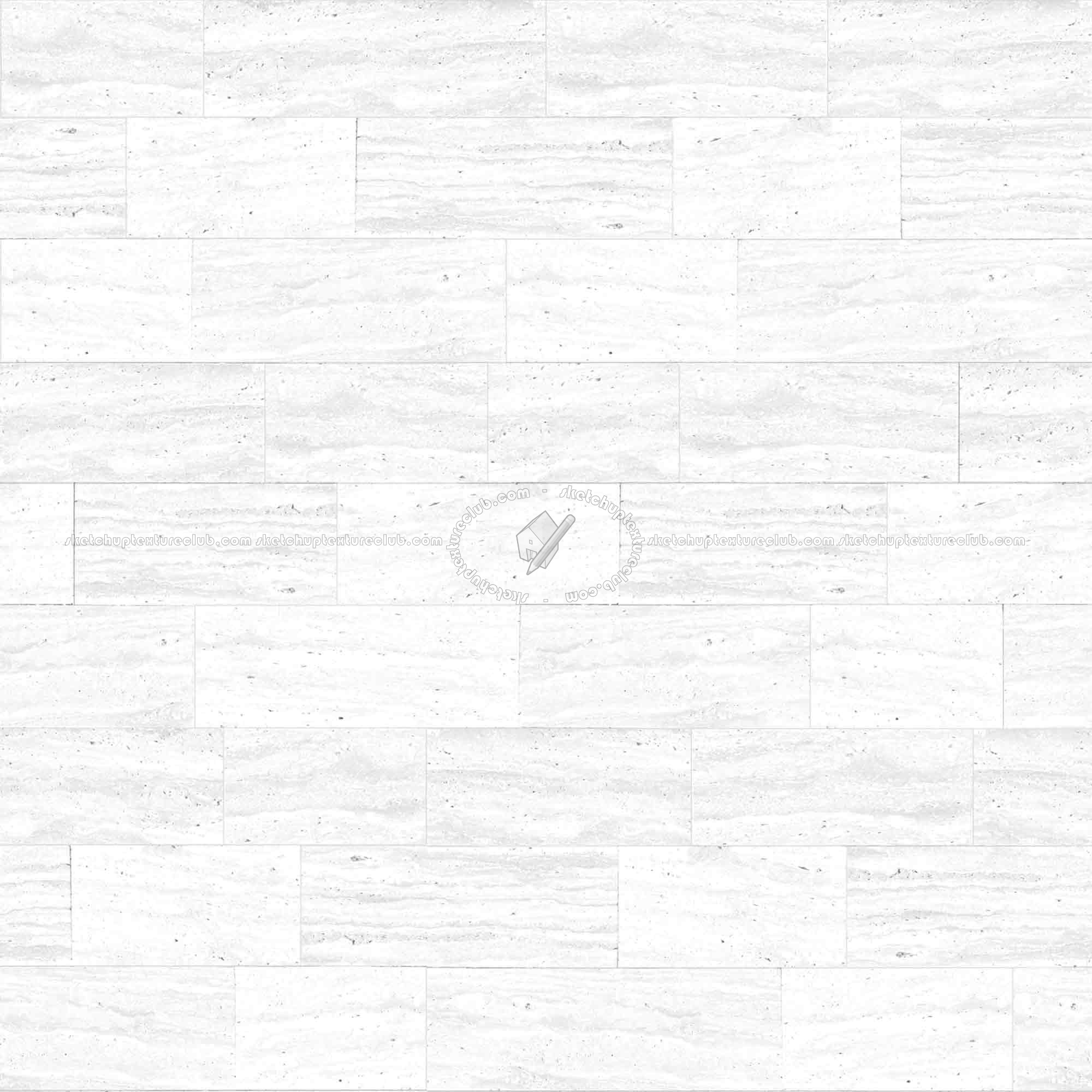 Textures   -   ARCHITECTURE   -   TILES INTERIOR   -   Marble tiles   -   Travertine  - Travertine floor tile texture seamless 14799 - Ambient occlusion
