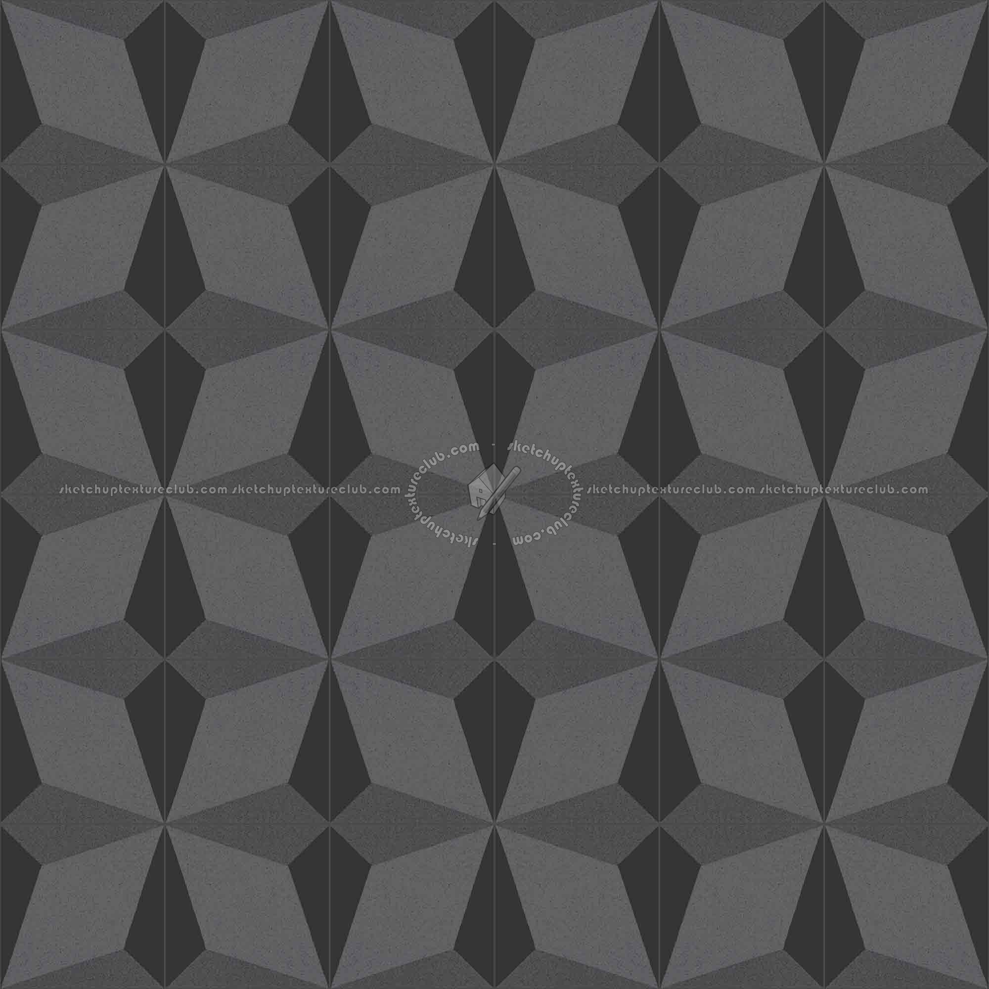 Textures   -   ARCHITECTURE   -   TILES INTERIOR   -   Cement - Encaustic   -   Cement  - Cement concrete tile texture seamless 13329 - Specular