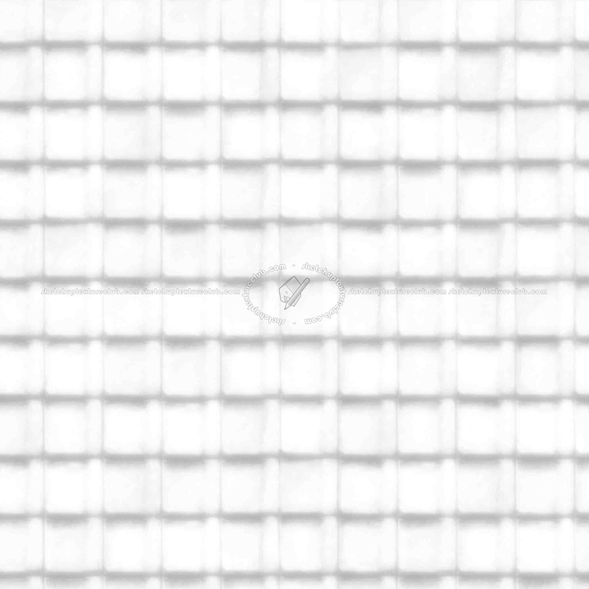 Textures   -   ARCHITECTURE   -   ROOFINGS   -   Clay roofs  - Clay roofing Cote Fleurie texture seamless 03353 - Ambient occlusion