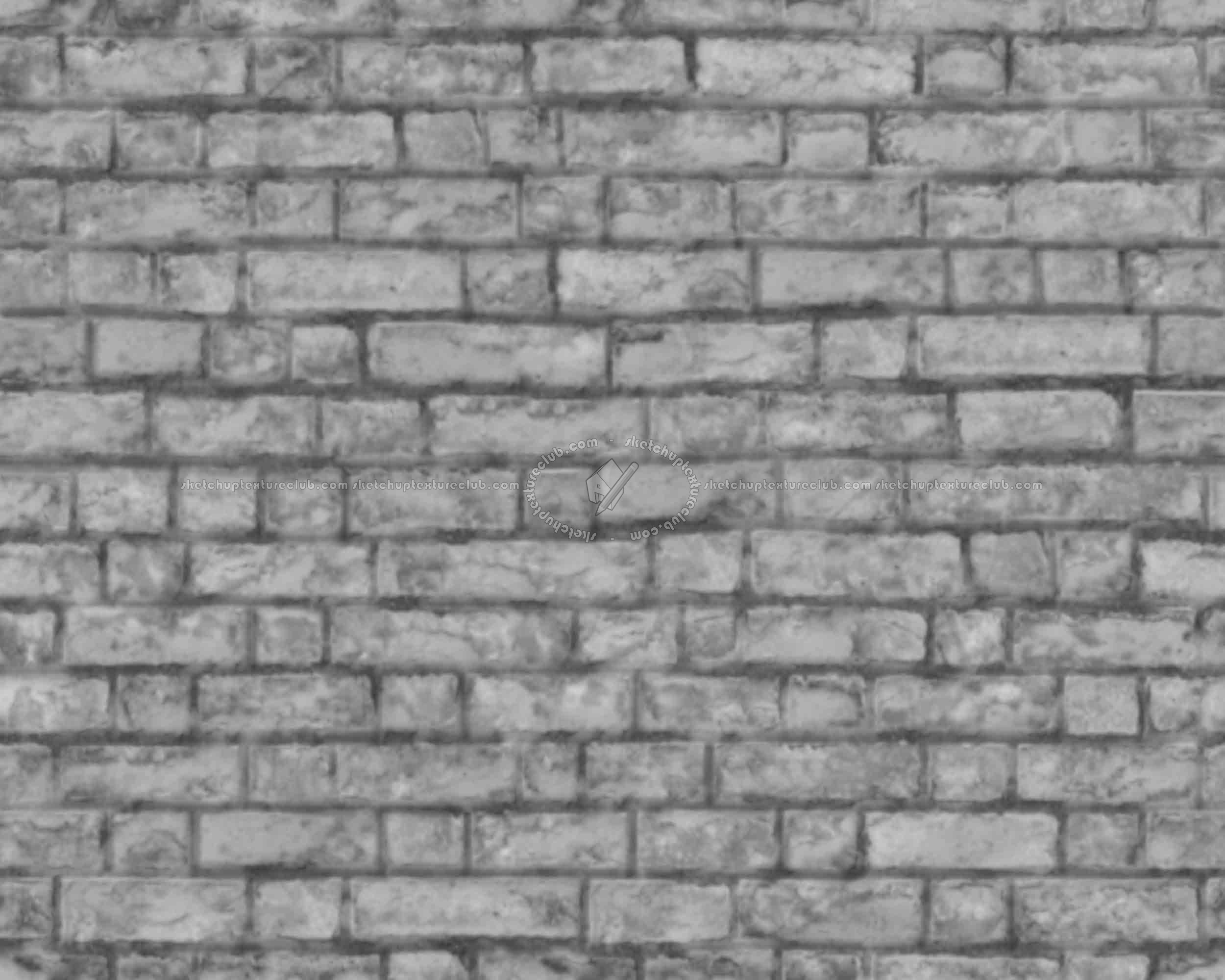 Textures   -   ARCHITECTURE   -   BRICKS   -   Damaged bricks  - Damaged bricks texture seamless 00115 - Displacement
