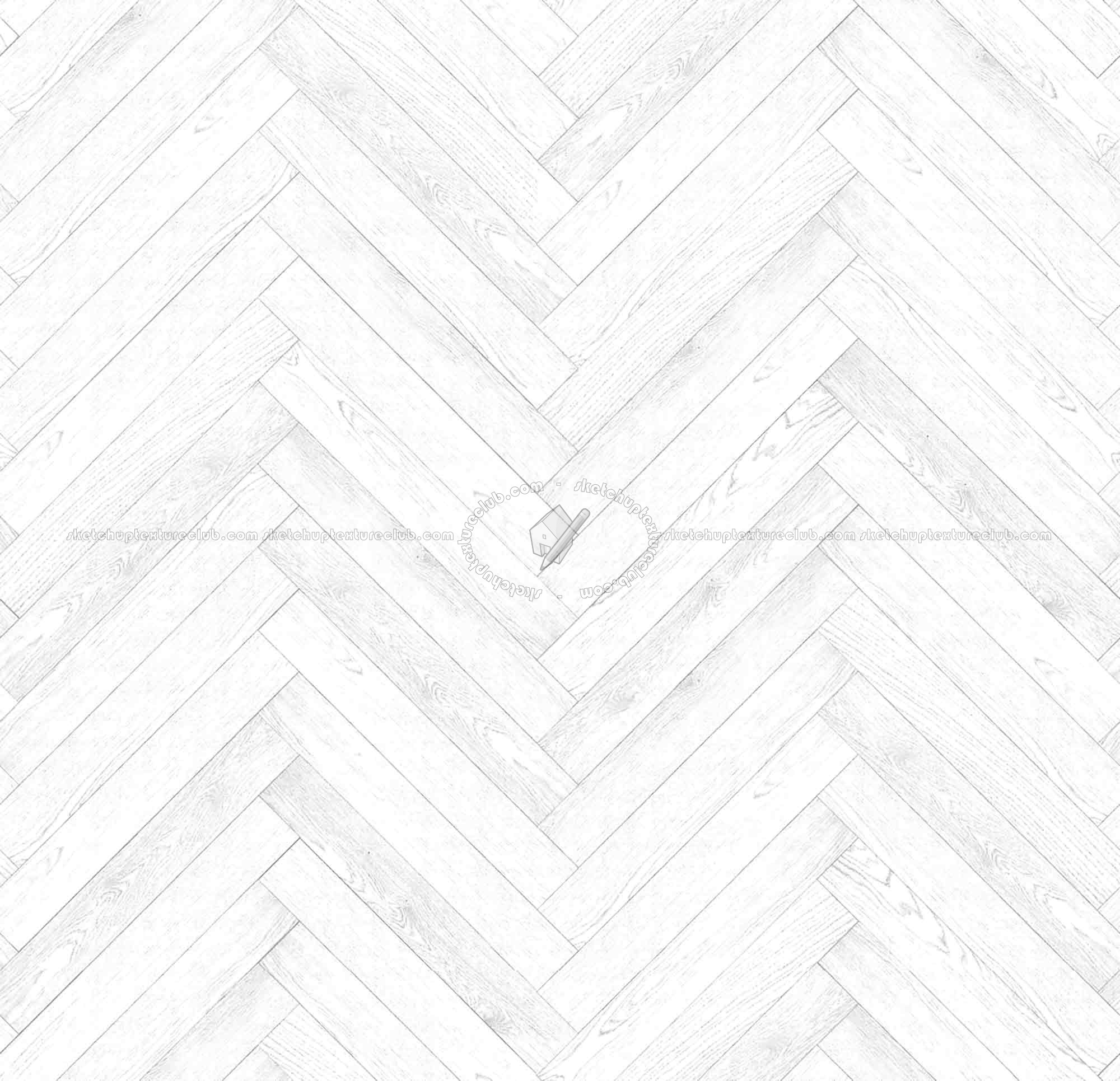 Textures   -   ARCHITECTURE   -   WOOD FLOORS   -   Parquet white  - Herringbone white wood flooring texture seamless 05459 - Ambient occlusion