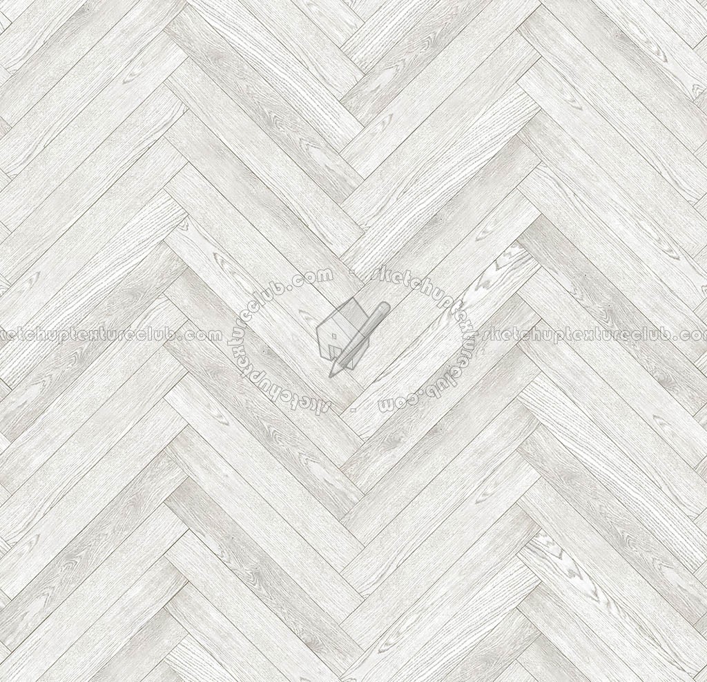 Herringbone White Wood Flooring Texture