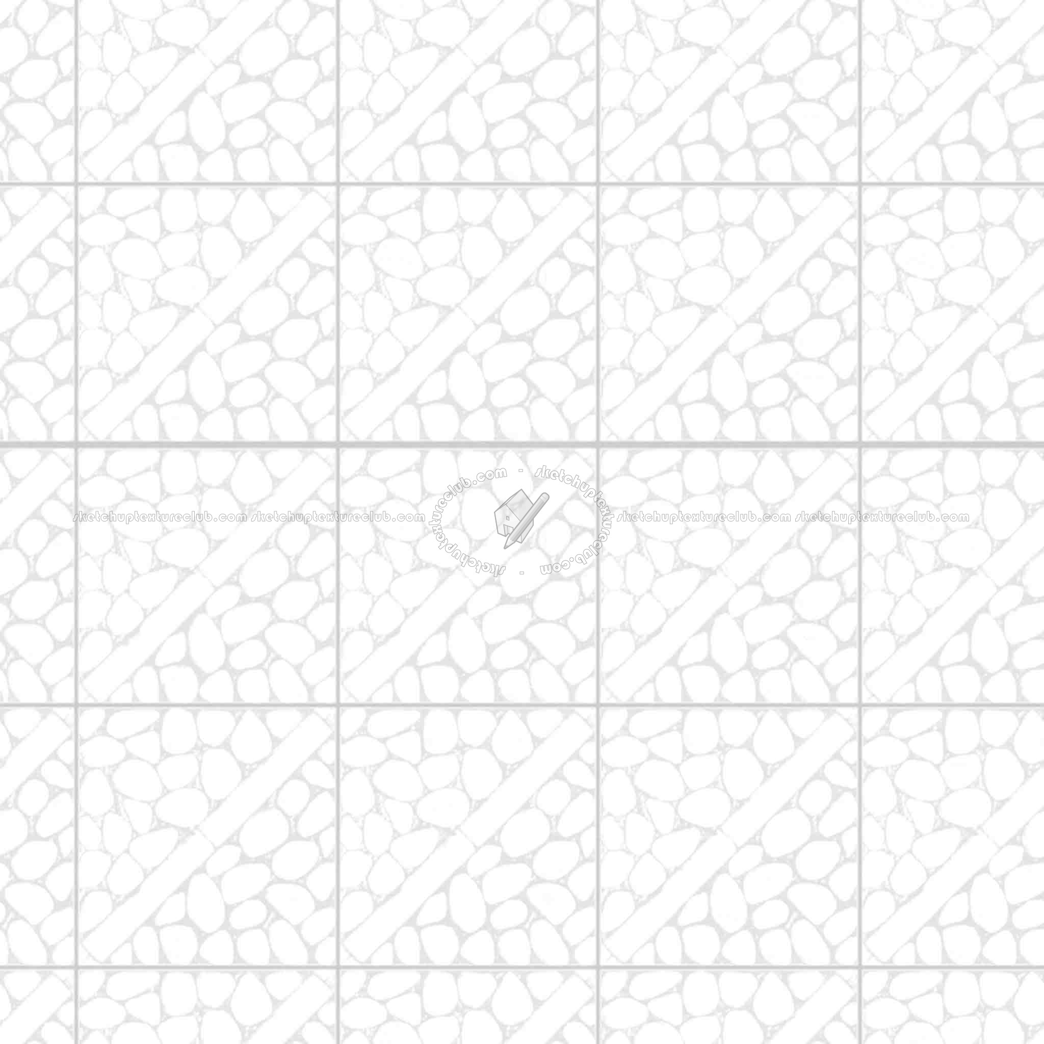 Textures   -   ARCHITECTURE   -   PAVING OUTDOOR   -   Pavers stone   -   Blocks mixed  - Pavers stone mixed size texture seamless 06101 - Ambient occlusion