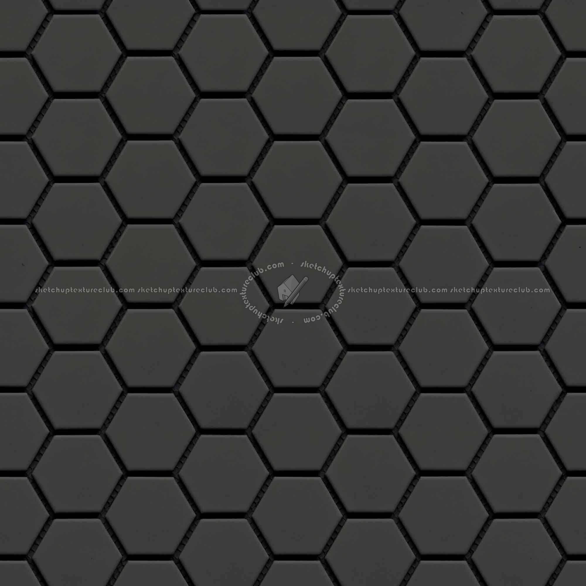 Textures   -   ARCHITECTURE   -   TILES INTERIOR   -   Hexagonal mixed  - Porcelain hexagonal texture seamless 17107 - Specular