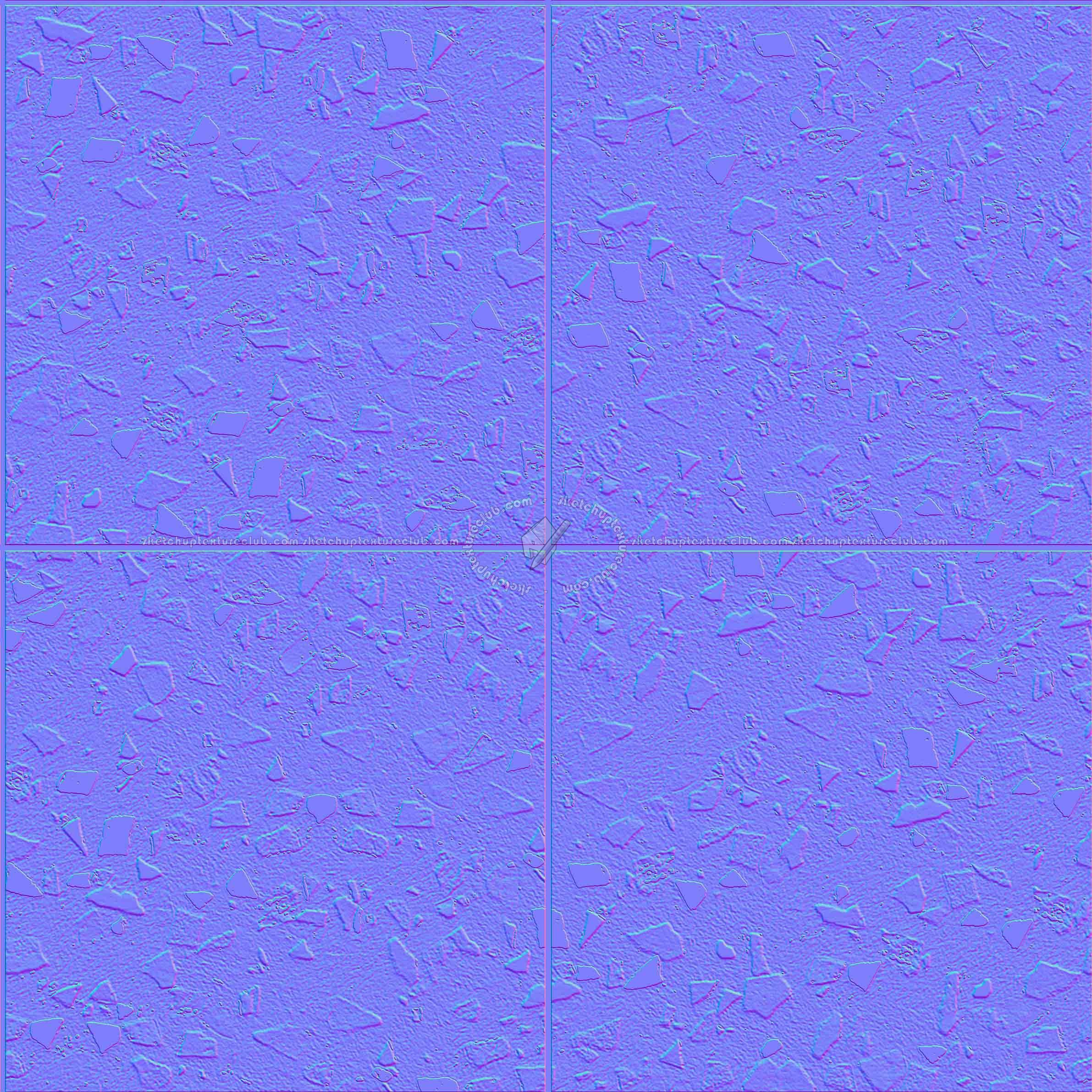 Textures   -   ARCHITECTURE   -   TILES INTERIOR   -   Terrazzo  - terrazzo floor tile PBR texture seamless 21497 - Normal