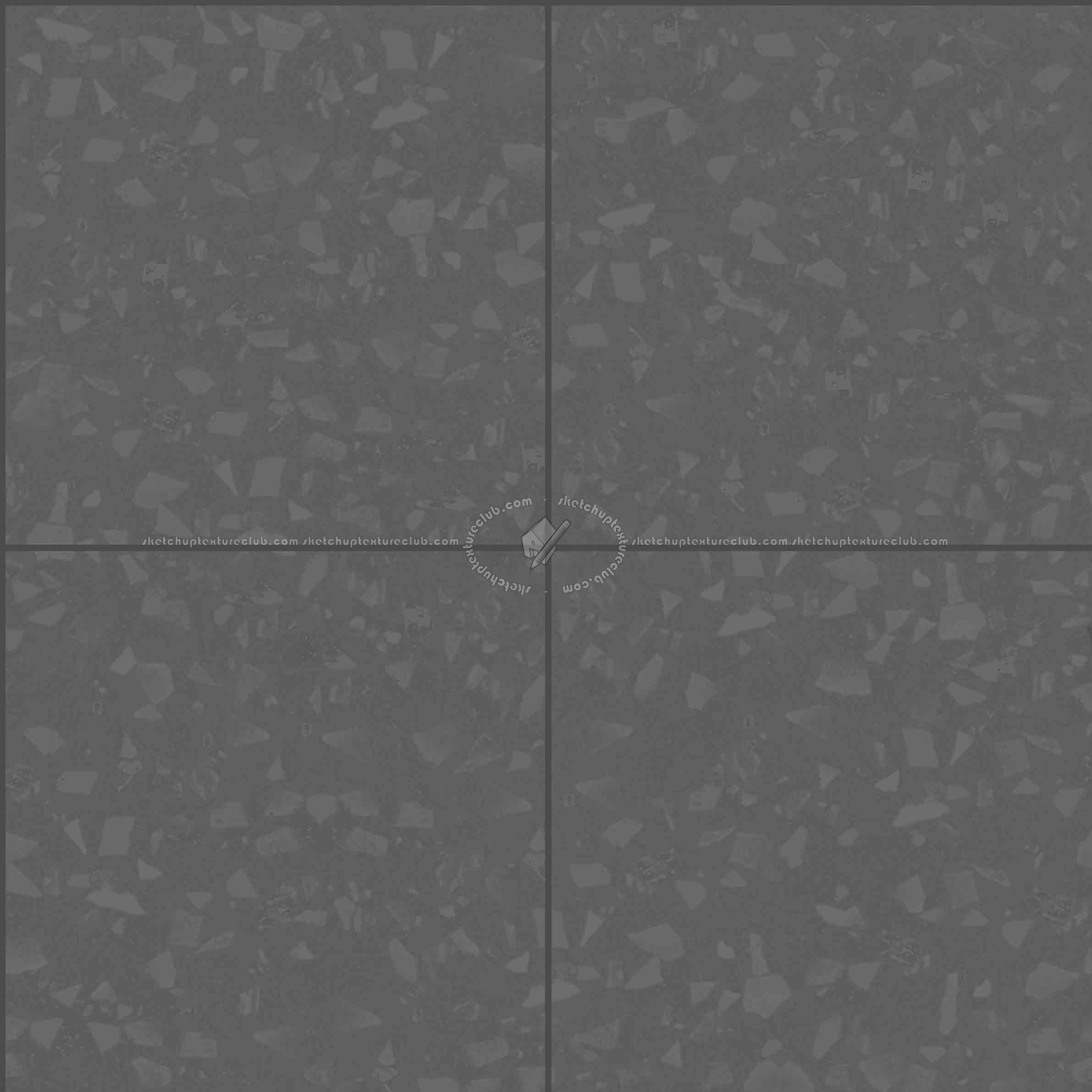 Textures   -   ARCHITECTURE   -   TILES INTERIOR   -   Terrazzo  - terrazzo floor tile PBR texture seamless 21497 - Specular