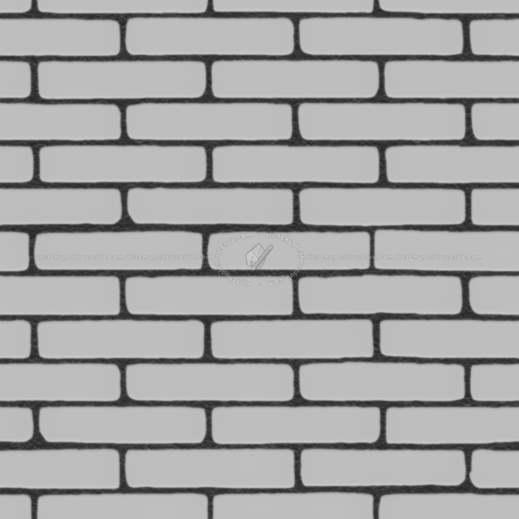 Textures   -   ARCHITECTURE   -   BRICKS   -   Colored Bricks   -   Smooth  - Texture colored bricks smooth seamless 00065 - Displacement