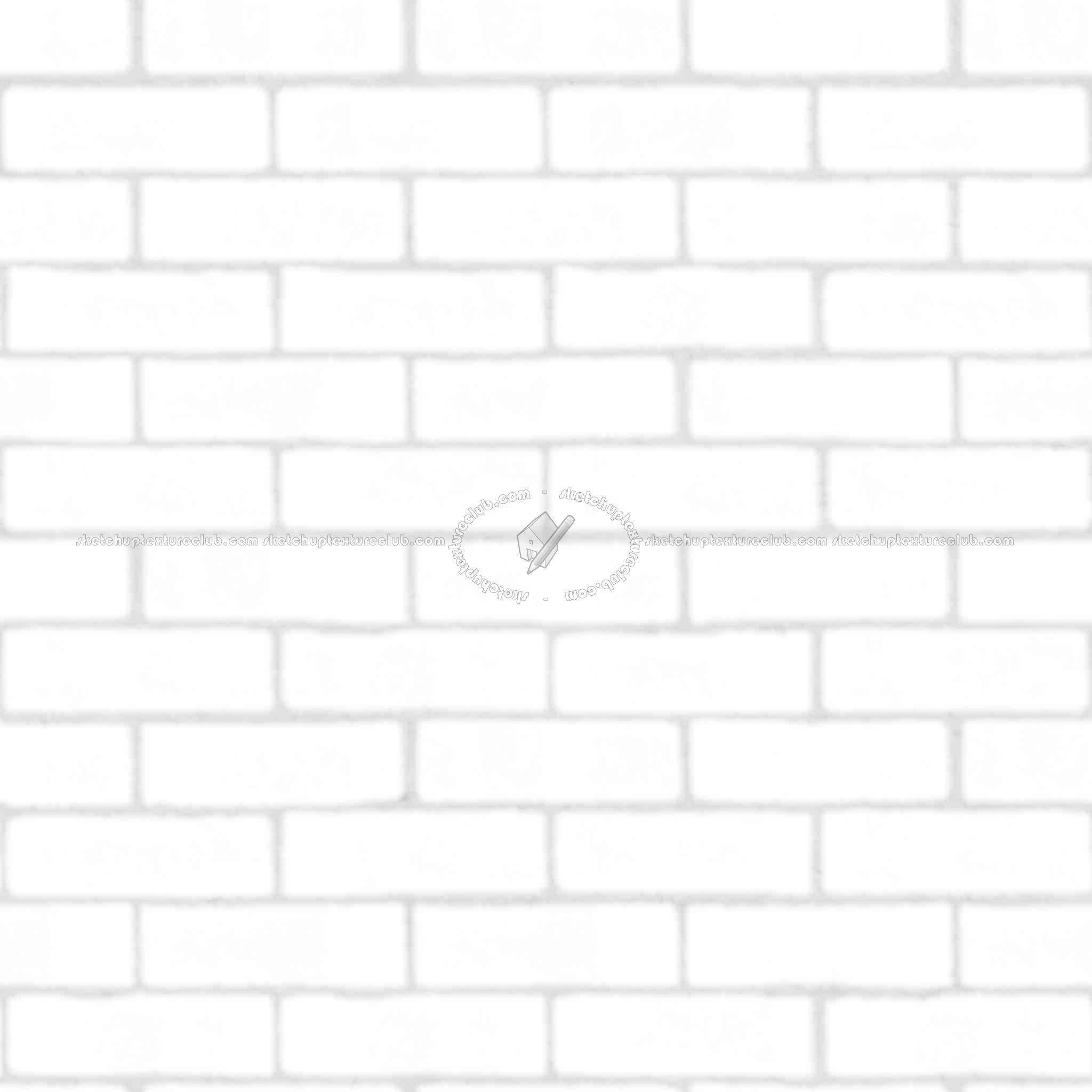 Textures   -   ARCHITECTURE   -   BRICKS   -   White Bricks  - White bricks texture seamless 00503 - Ambient occlusion