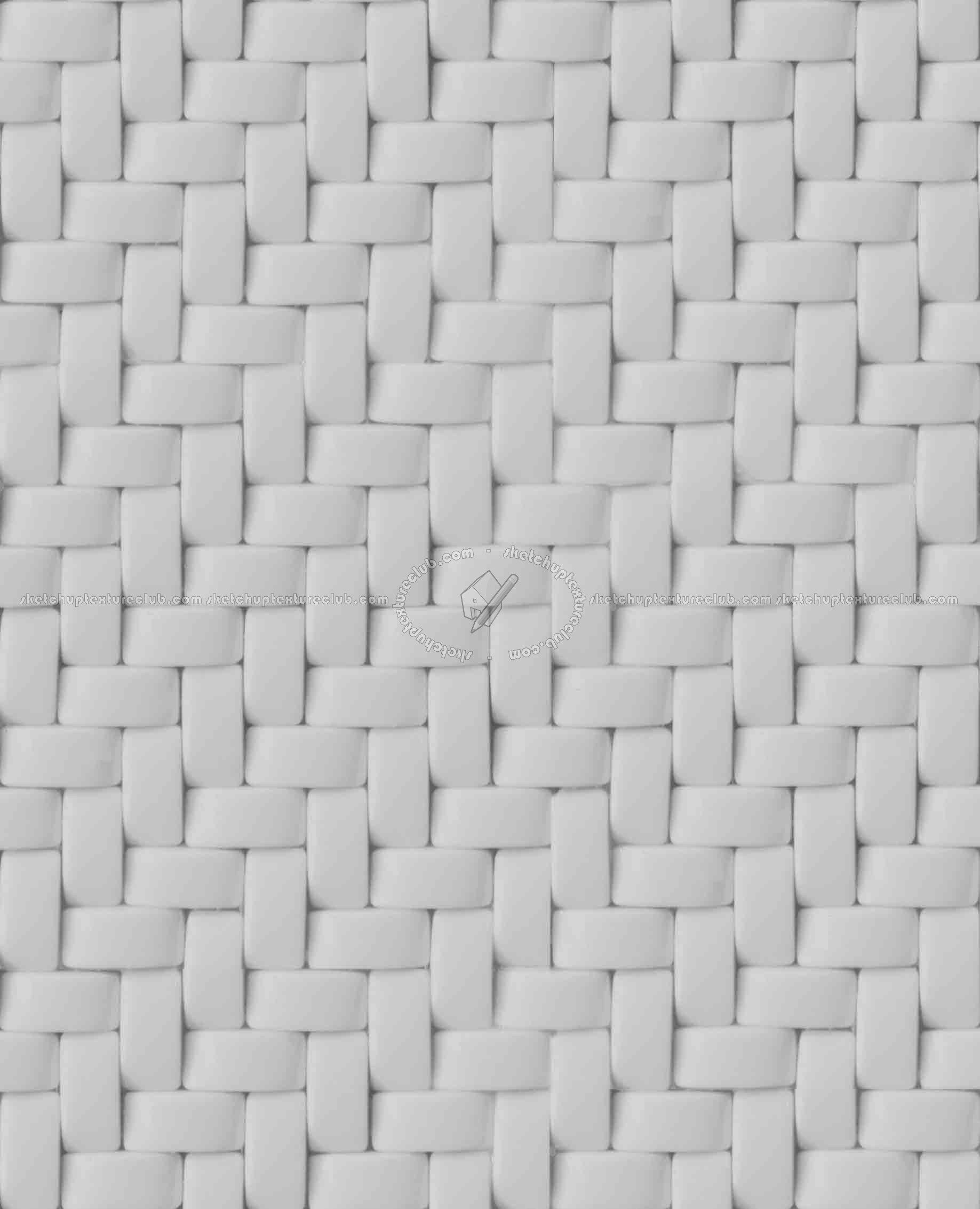 Textures   -   ARCHITECTURE   -   TILES INTERIOR   -   Mosaico   -   Mixed format  - Herringbone mosaic tile texture seamless 15673 - Specular