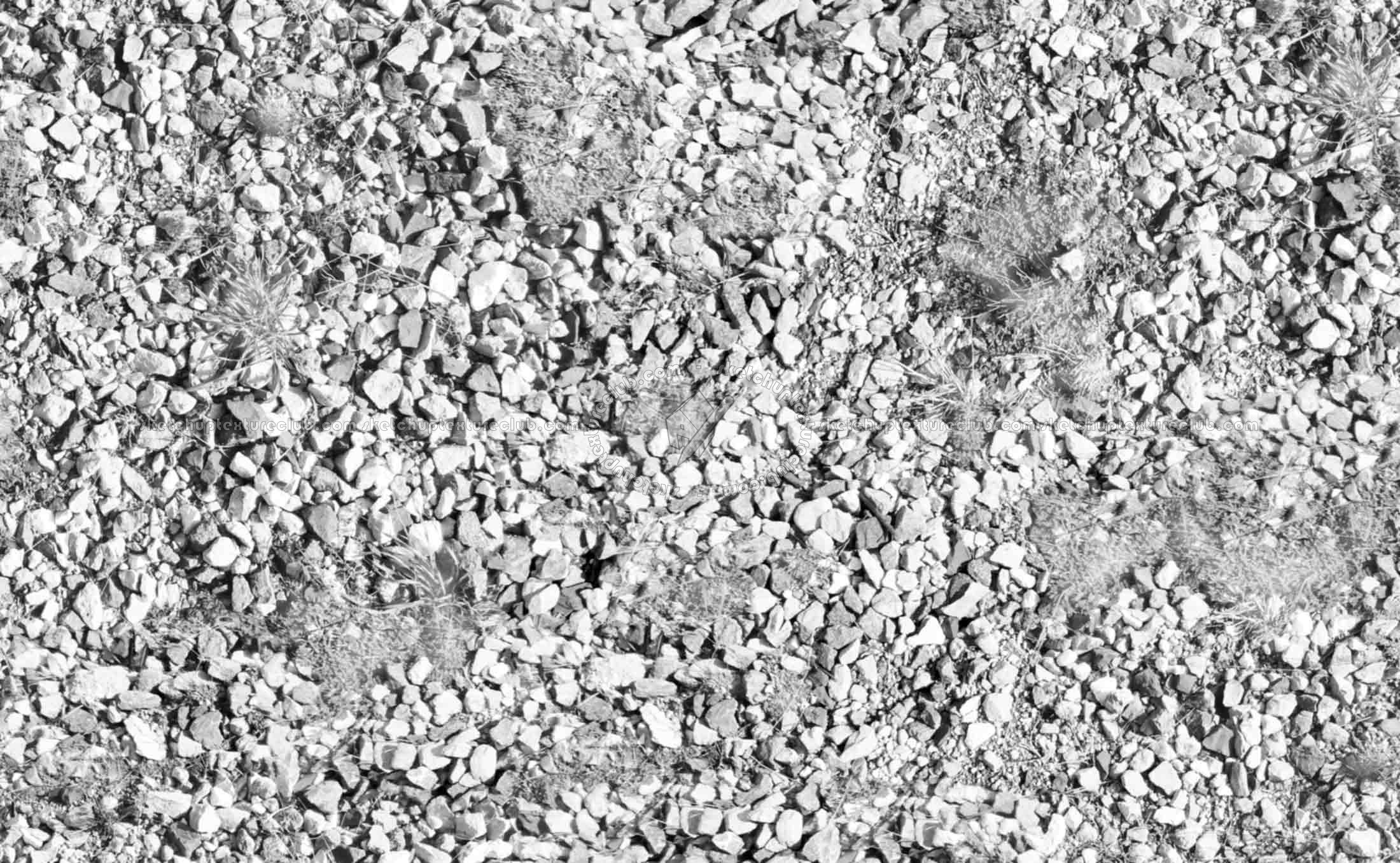 Gravel pebbles for rails texture seamless 20790
