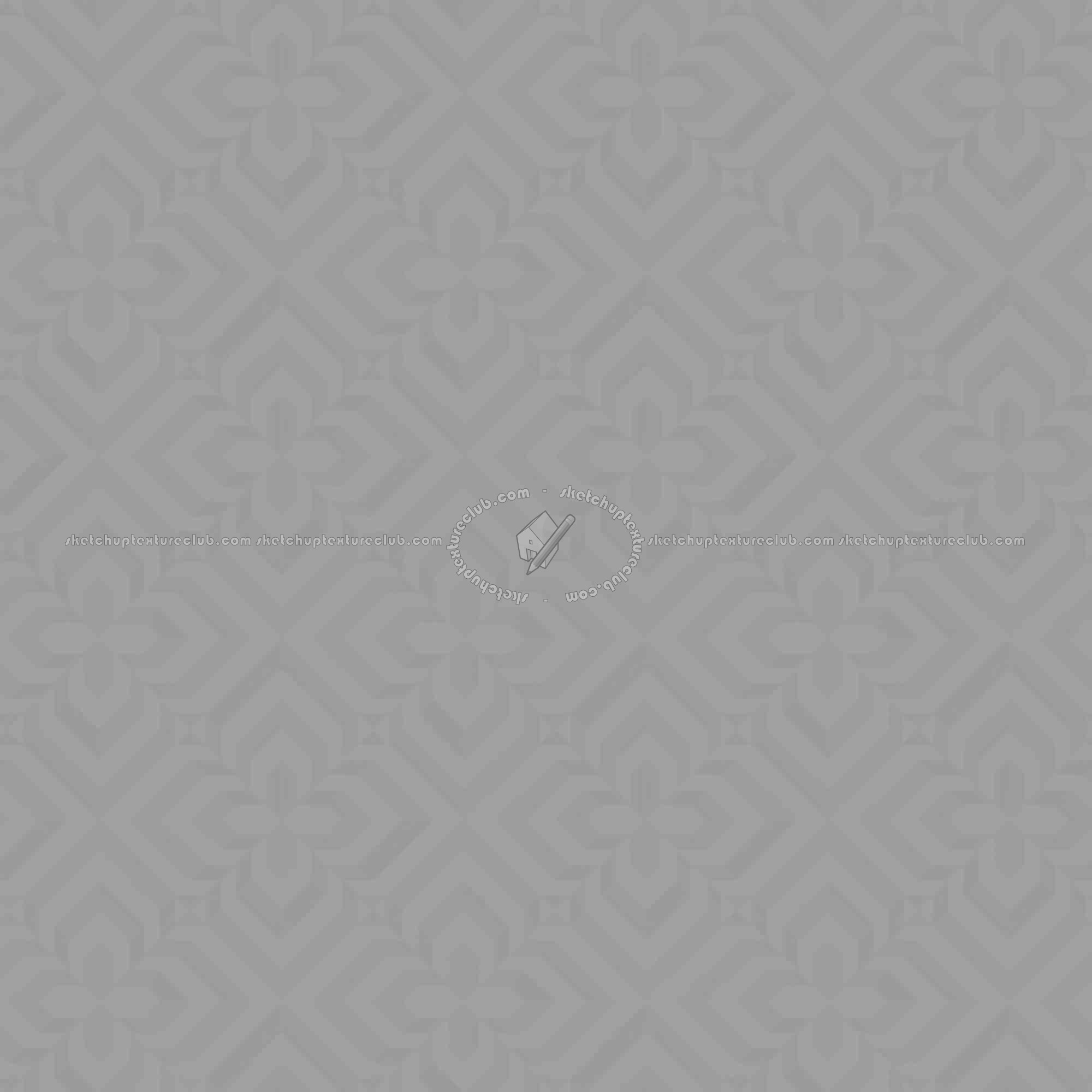 Textures   -   ARCHITECTURE   -   WOOD FLOORS   -   Geometric pattern  - Parquet geometric pattern texture seamless 04862 - Displacement