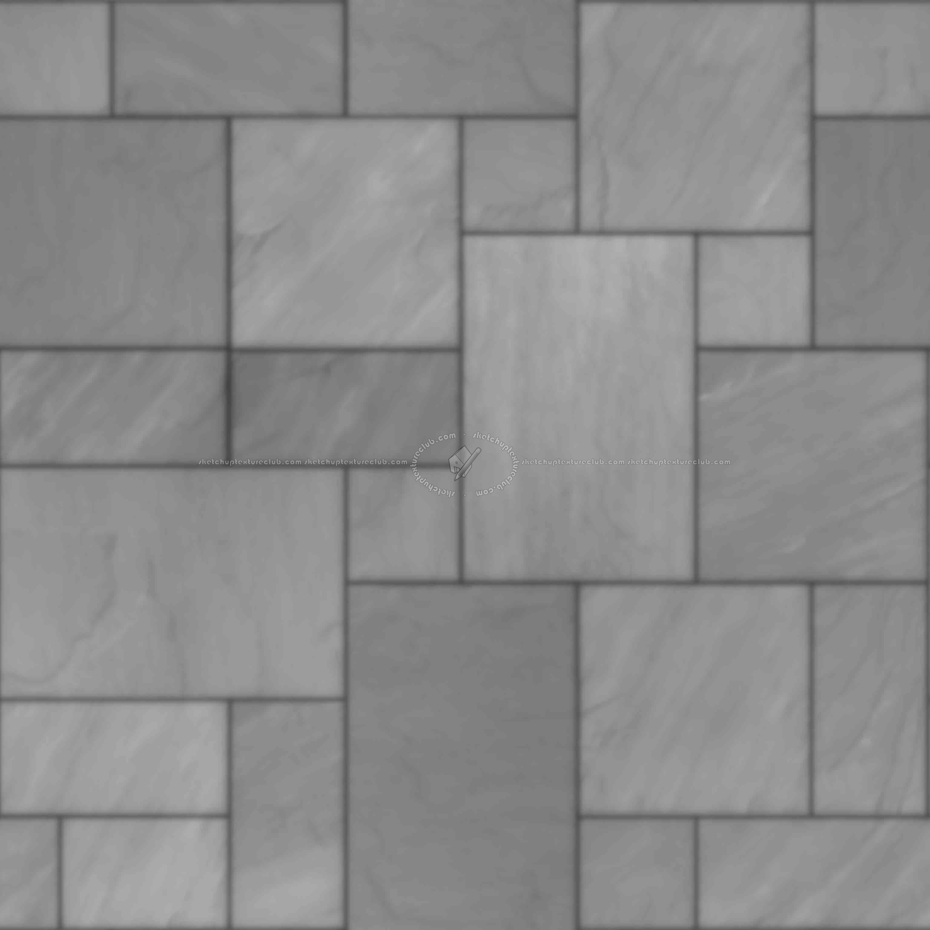 Textures   -   ARCHITECTURE   -   PAVING OUTDOOR   -   Pavers stone   -   Blocks mixed  - Sandstone paver PBR texture seamless 22666 - Displacement