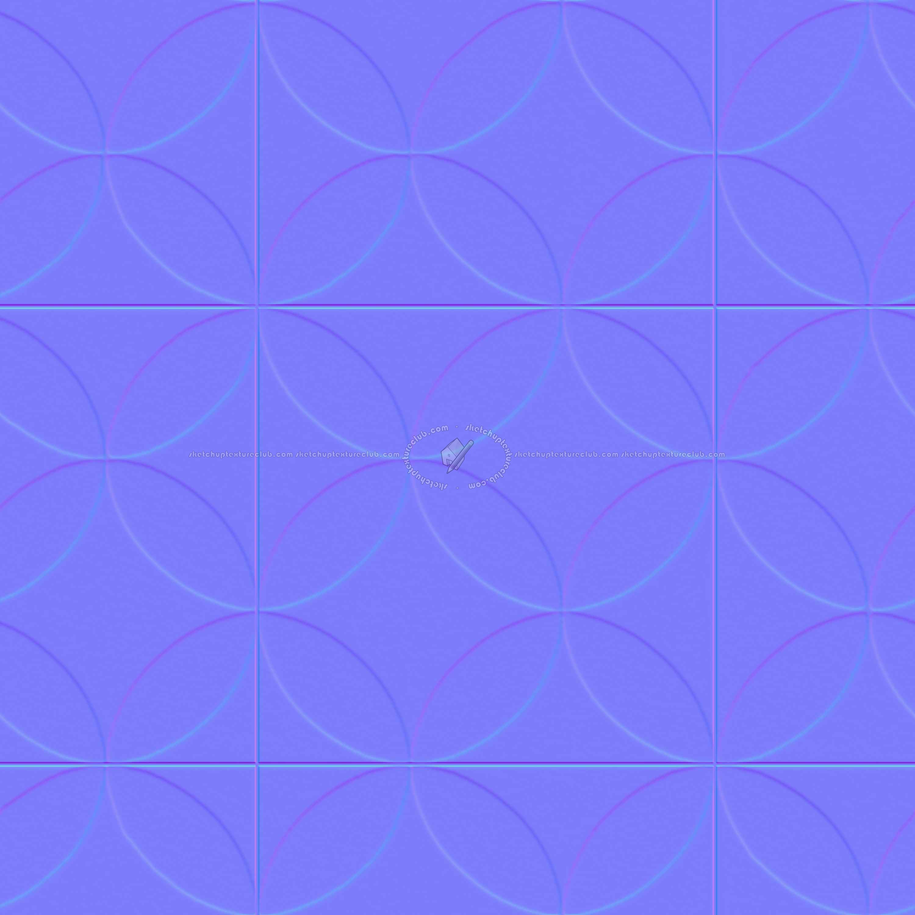 Textures - ARCHITECTURE - TILES INTERIOR - Cement - Encaustic - Cement - cementine tiles Pbr texture seamless 22138 - Normal