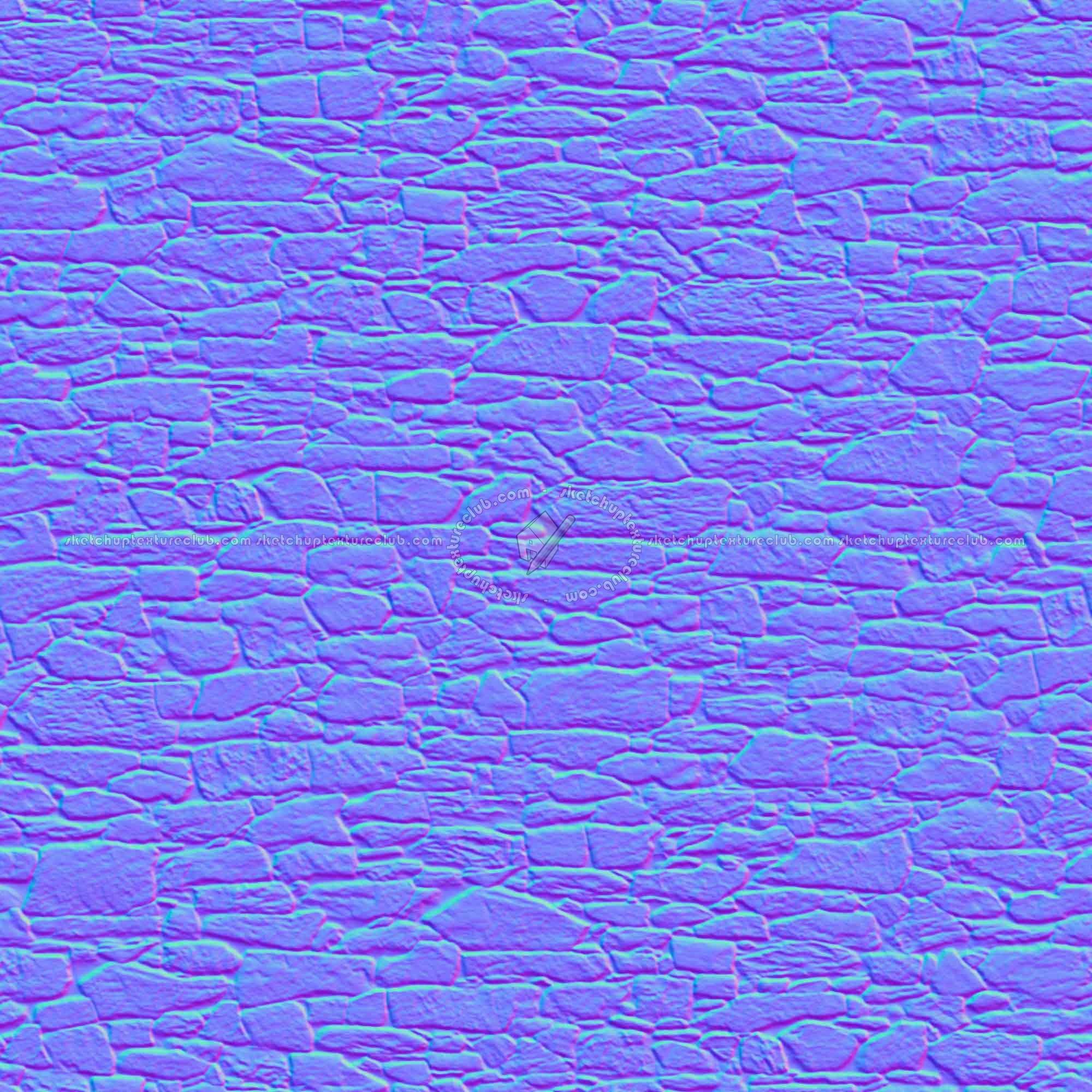 Textures   -   ARCHITECTURE   -   STONES WALLS   -   Stone walls  - Old wall stone texture seamless 08530 - Normal