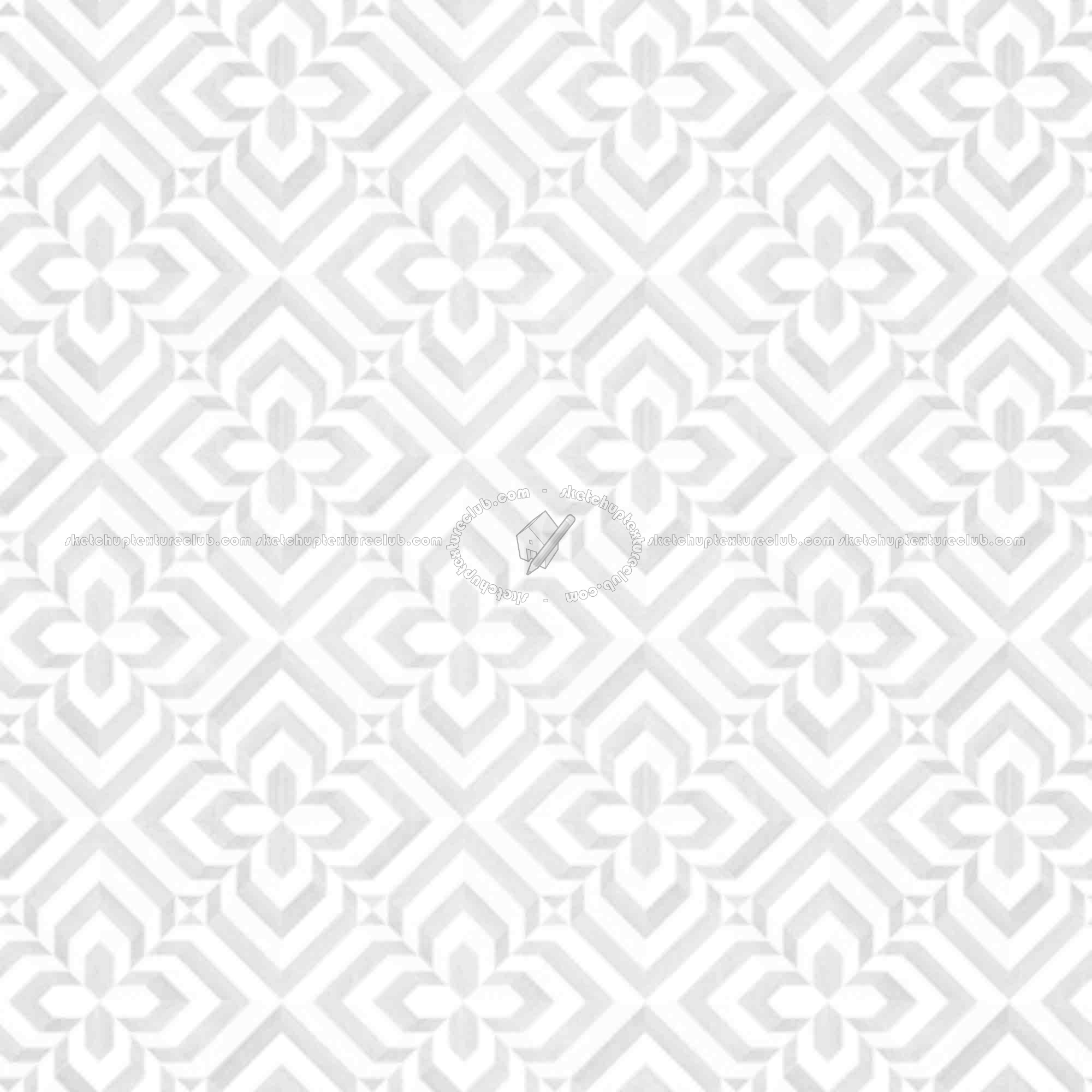 Textures   -   ARCHITECTURE   -   WOOD FLOORS   -   Geometric pattern  - Parquet geometric pattern texture seamless 04863 - Ambient occlusion