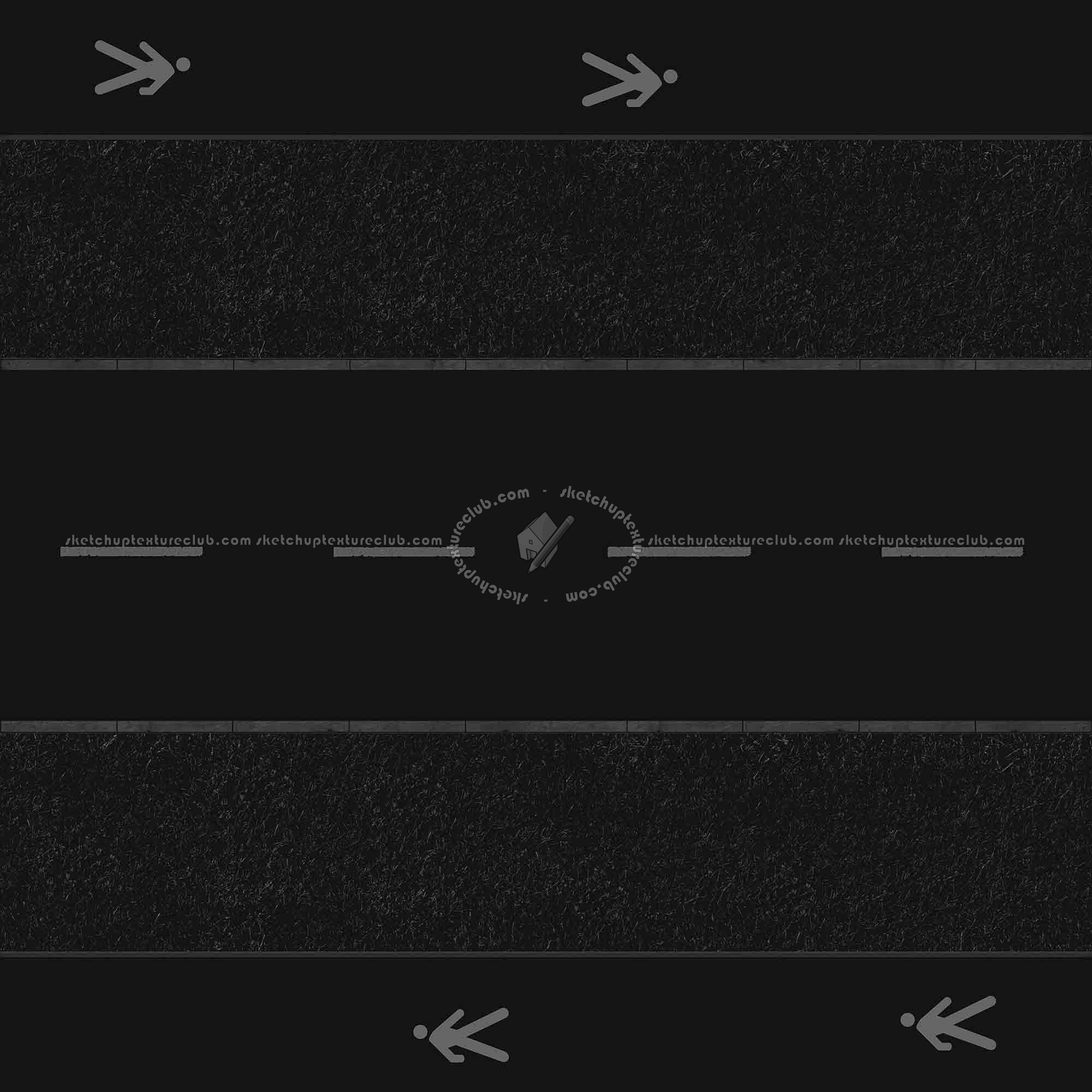 Textures   -   ARCHITECTURE   -   ROADS   -   Roads  - Road texture seamless 07665 - Specular