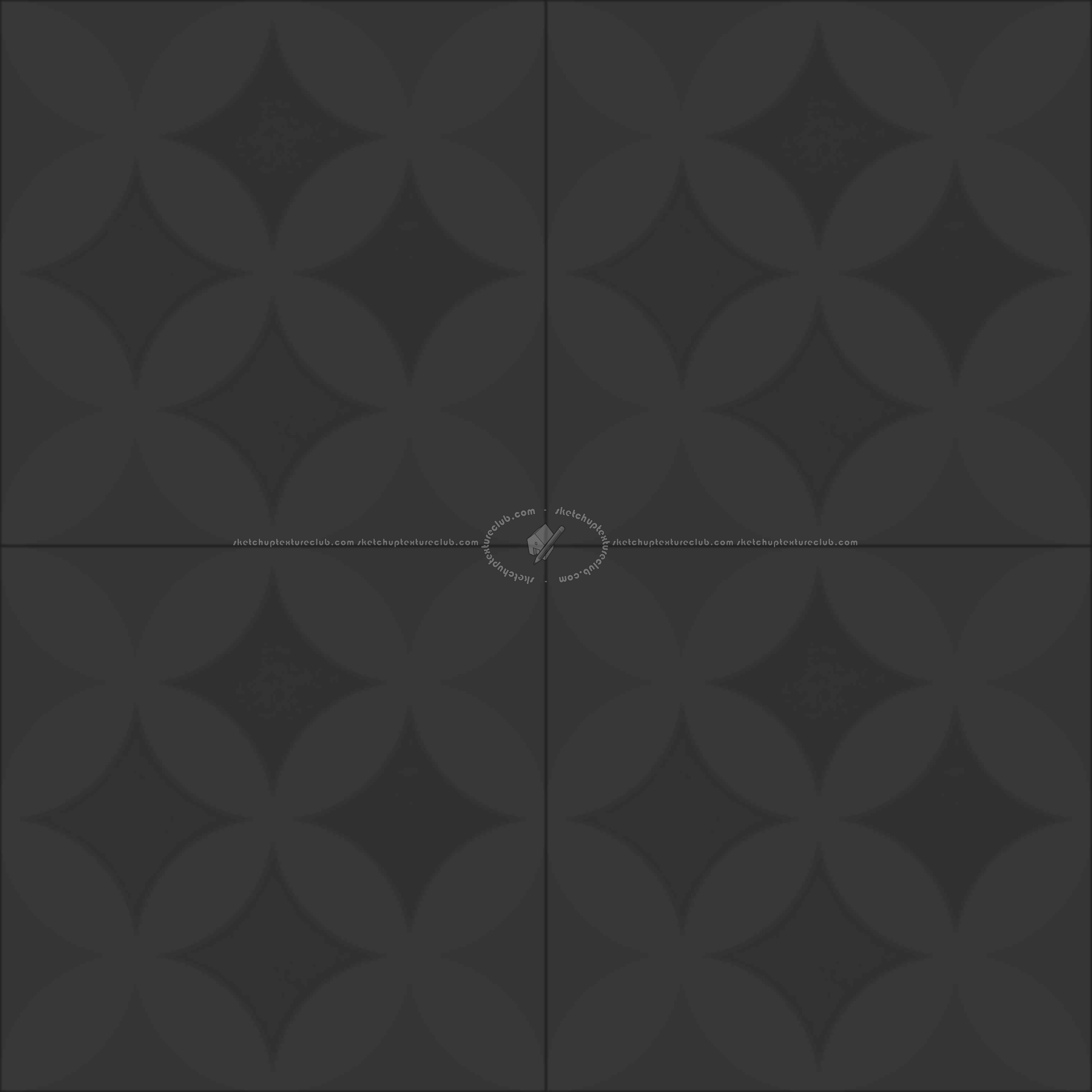 Textures   -   ARCHITECTURE   -   TILES INTERIOR   -   Cement - Encaustic   -   Cement  - cementine tiles Pbr texture seamless 22139 - Specular